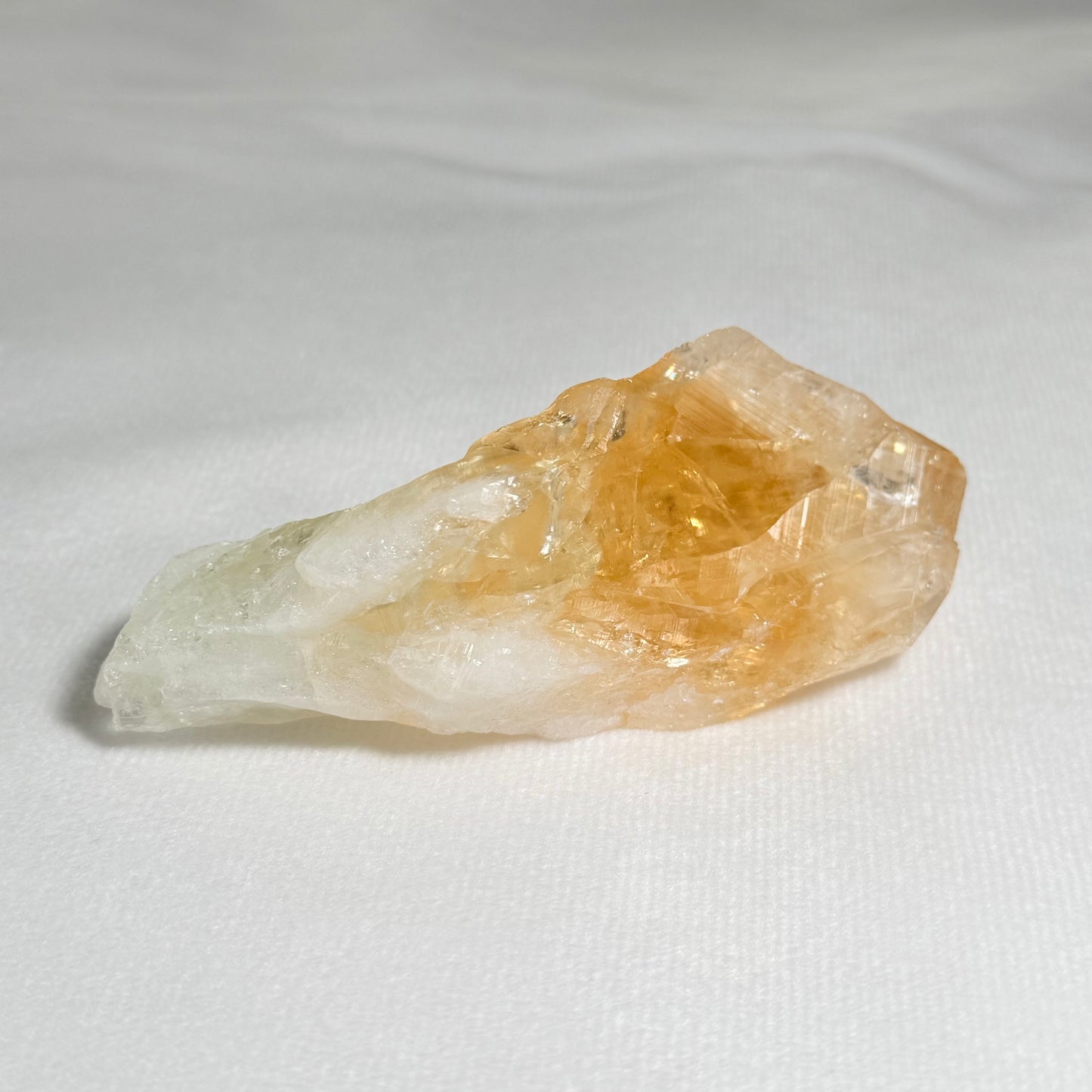 Natural Citrine Raw Point Crystal 108mm #CI-107