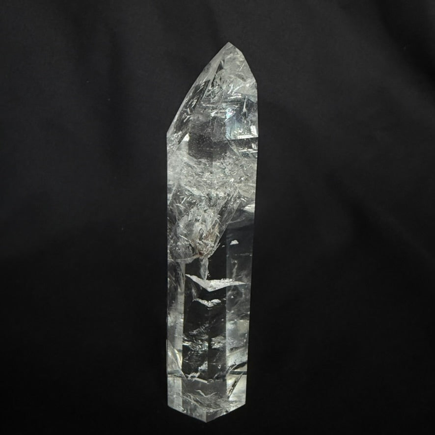 RAINBOW INCLUSION CRYSTAL POINT | Premium Clear Quartz 11cm #CQ-034