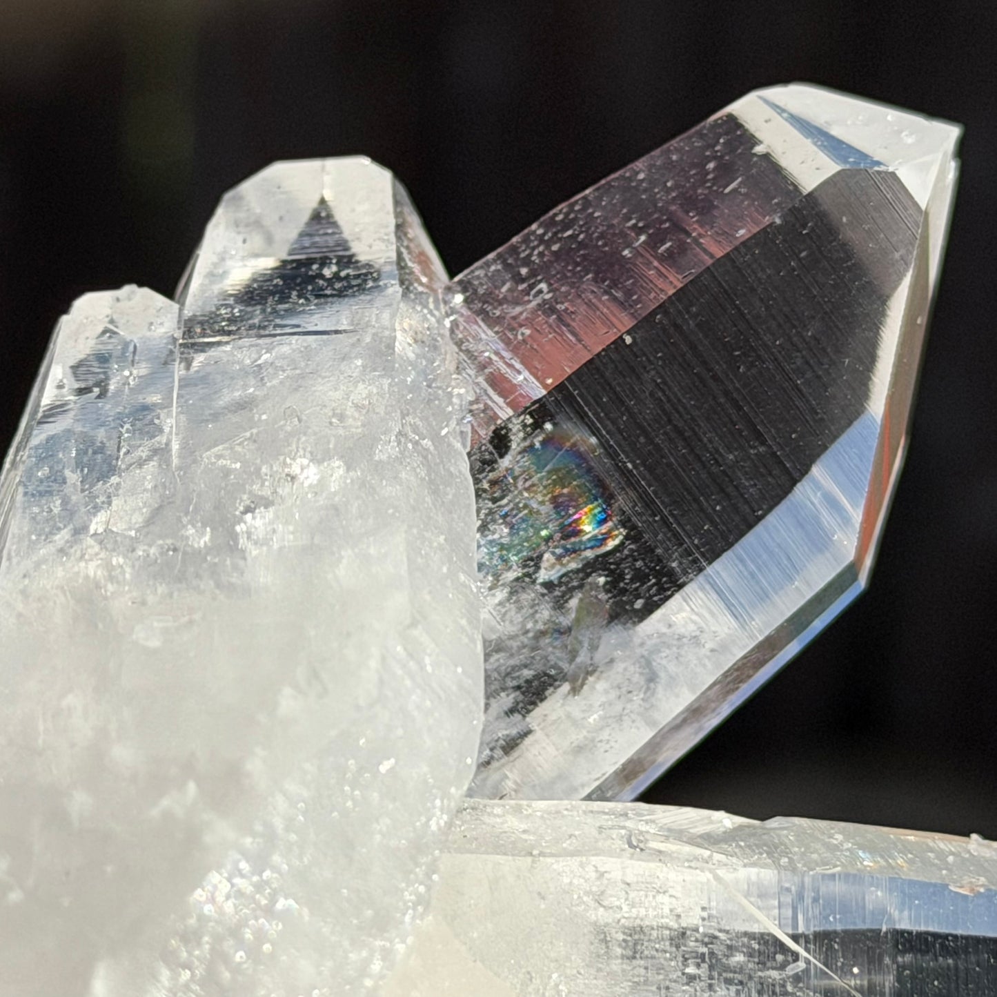 THE ENERGY VORTEX | Multi-Point Double Terminated Lemurian Cluster　ダブルターミネーテッド・レムリアン・クラスター14.5cm #LQ-012