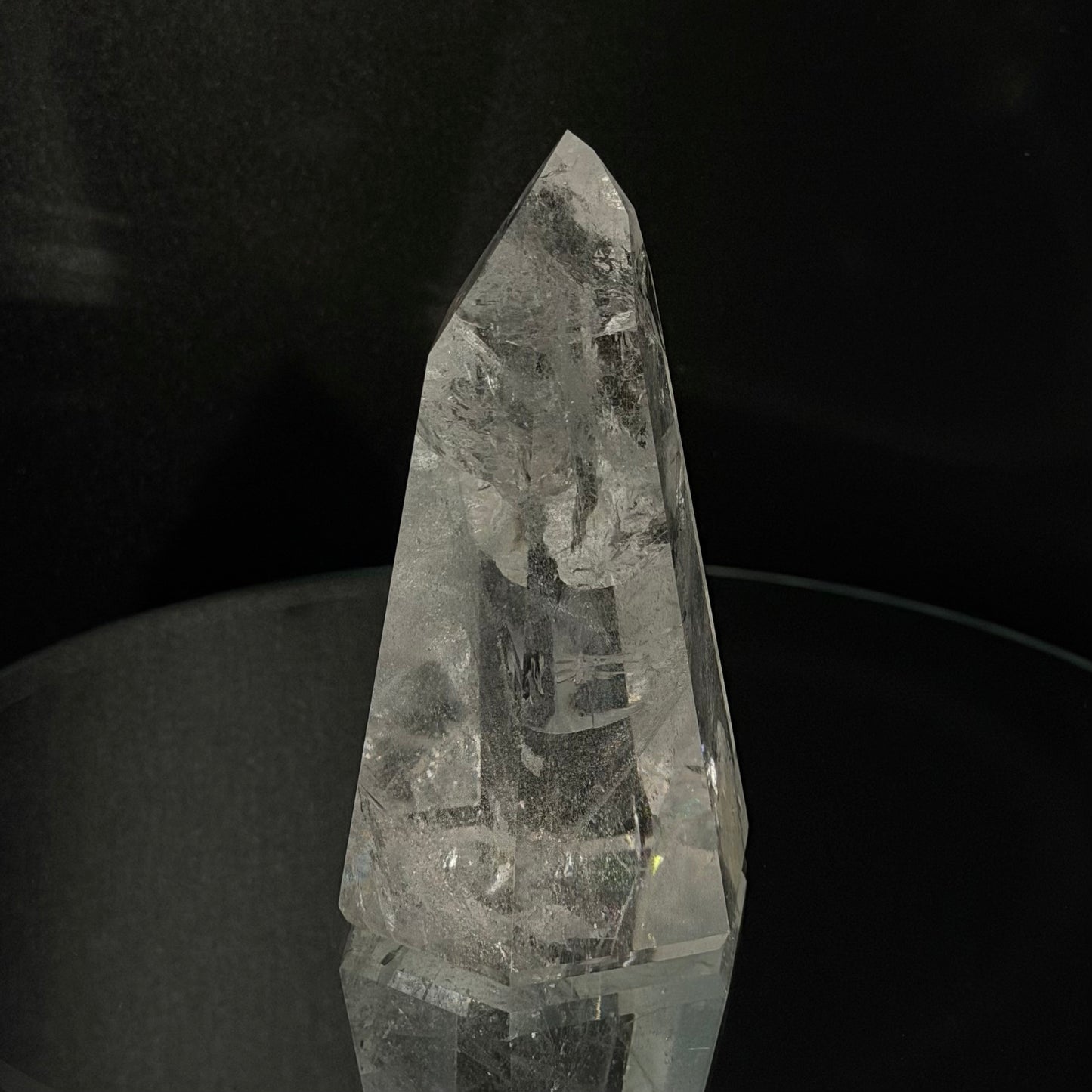 Clear Quartz with Rainbow 10cm (4") #CQ-008