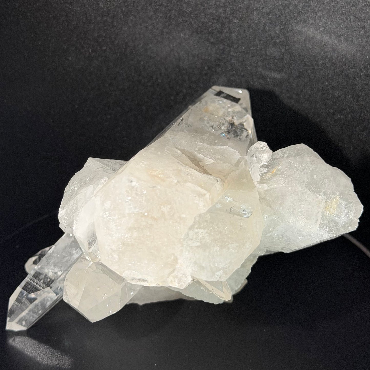 THE ENERGY VORTEX | Multi-Point Double Terminated Lemurian Cluster　ダブルターミネーテッド・レムリアン・クラスター14.5cm #LQ-012