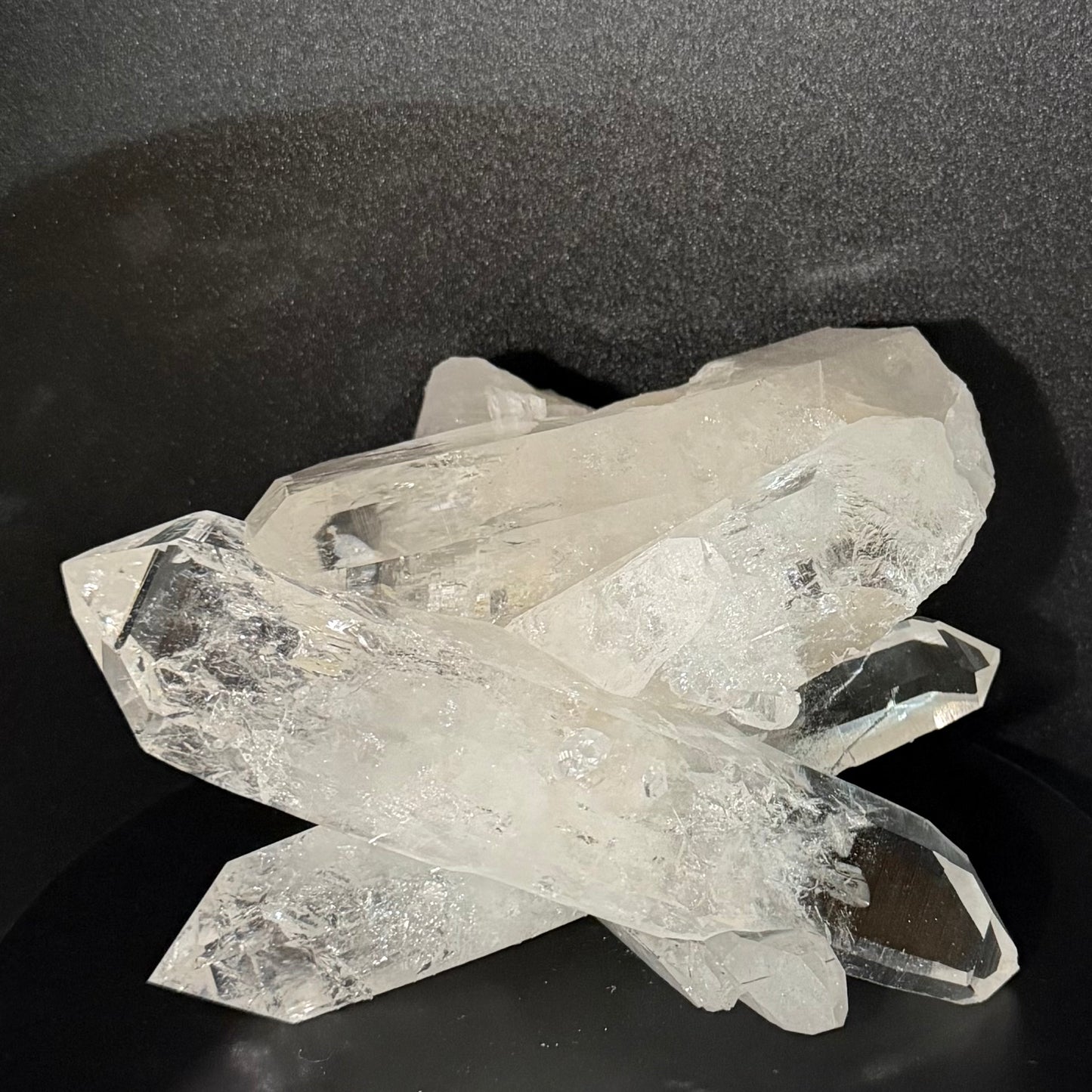 THE ENERGY VORTEX | Multi-Point Double Terminated Lemurian Cluster　ダブルターミネーテッド・レムリアン・クラスター14.5cm #LQ-012