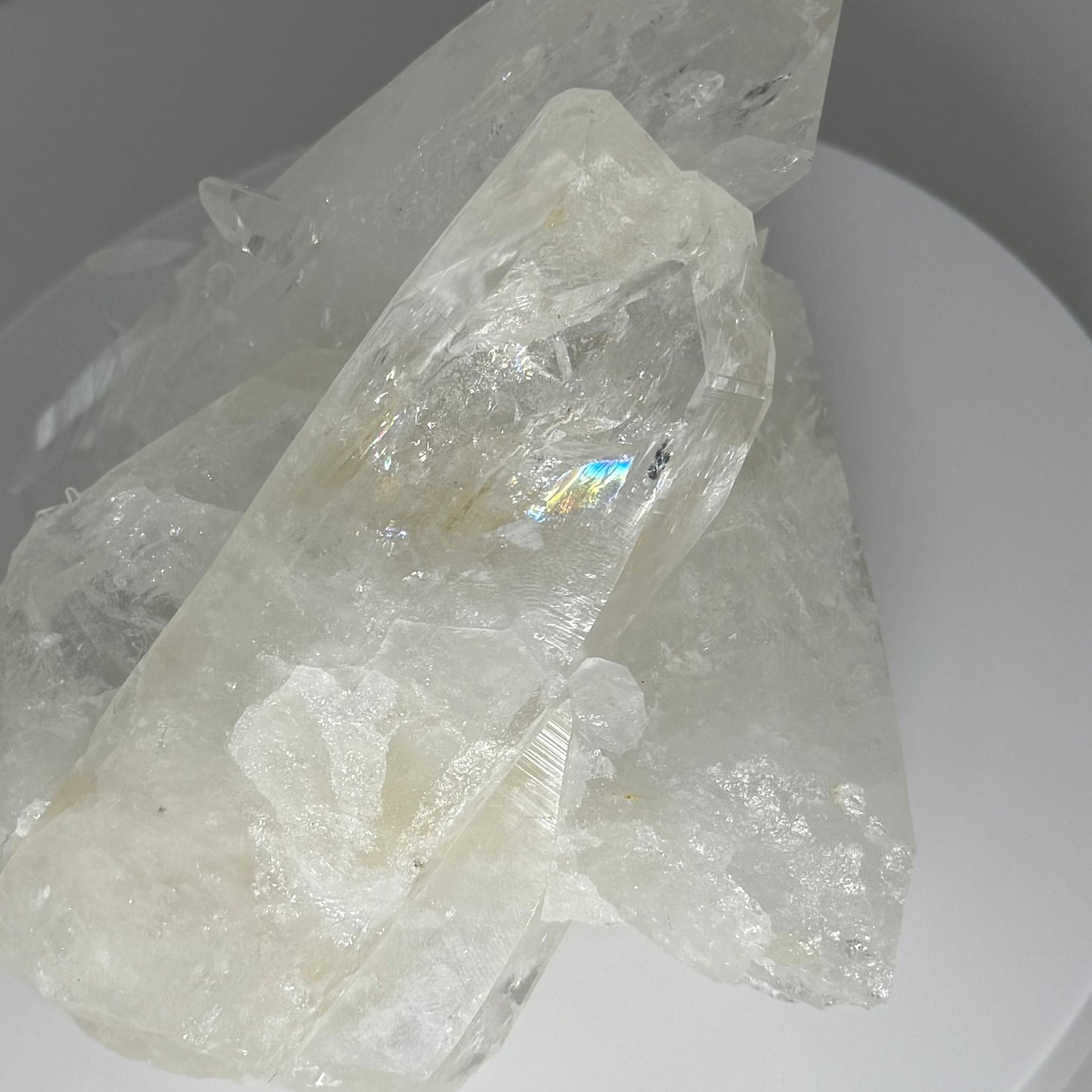 THE ENERGY VORTEX | Multi-Point Double Terminated Lemurian Cluster　ダブルターミネーテッド・レムリアン・クラスター14.5cm #LQ-012