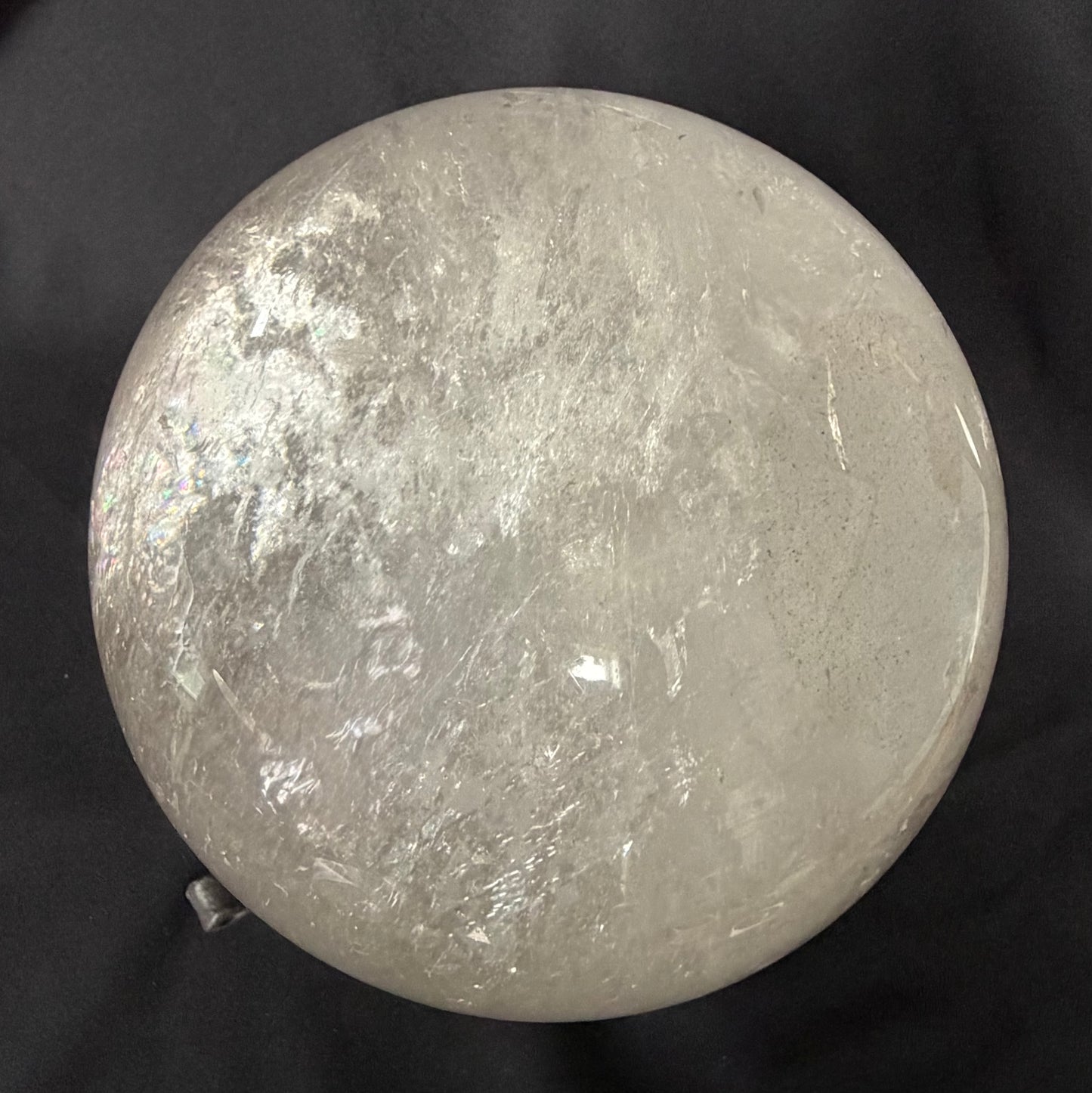 The "Galactic Rainbow" Clear Quartz Sphere (9.9lb) 145mm(4.5kg) #CQ-032