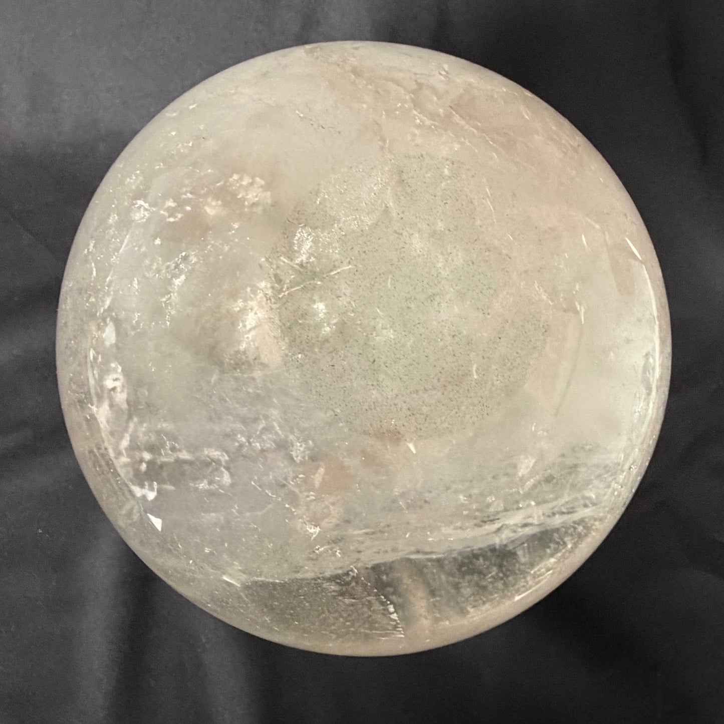 The "Galactic Rainbow" Clear Quartz Sphere (9.9lb) 145mm(4.5kg) #CQ-032