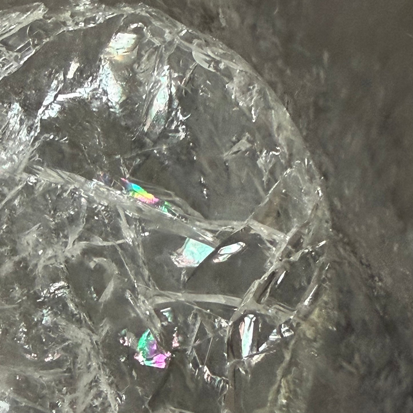 The "Galactic Rainbow" Clear Quartz Sphere (9.9lb) 145mm(4.5kg) #CQ-032