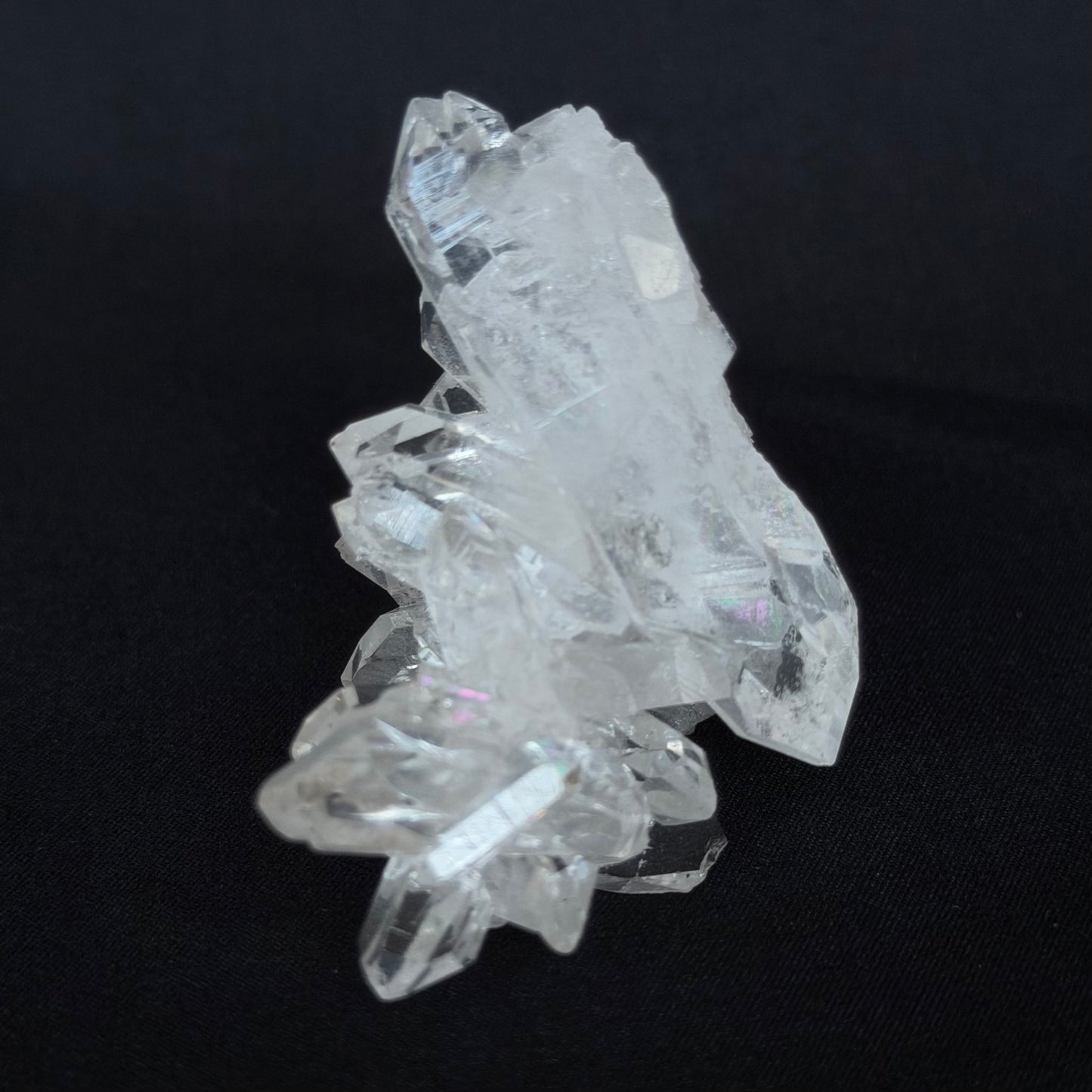 Lemurian Seed Crystal Cluster DT Points/Rainbow 54g #LQ-038