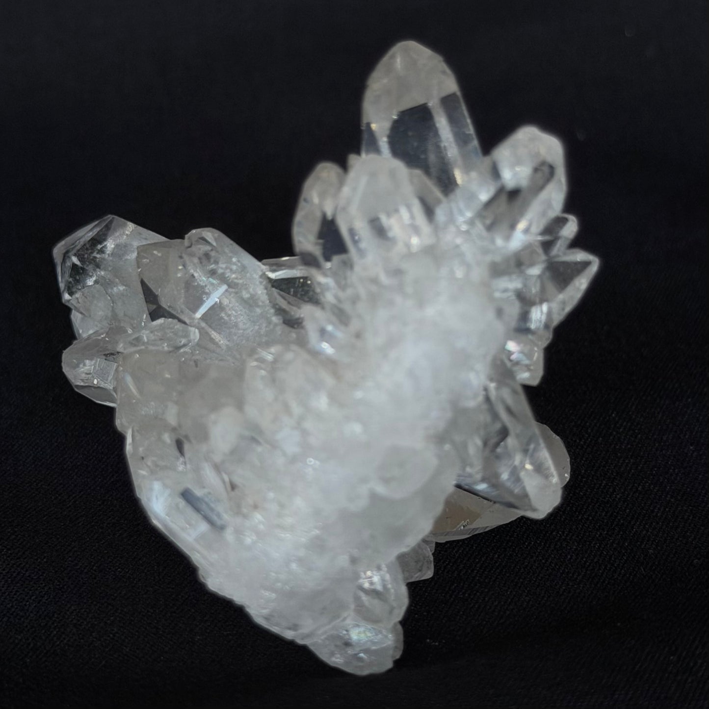Lemurian Seed Crystal Cluster DT Points/Rainbow 54g #LQ-038