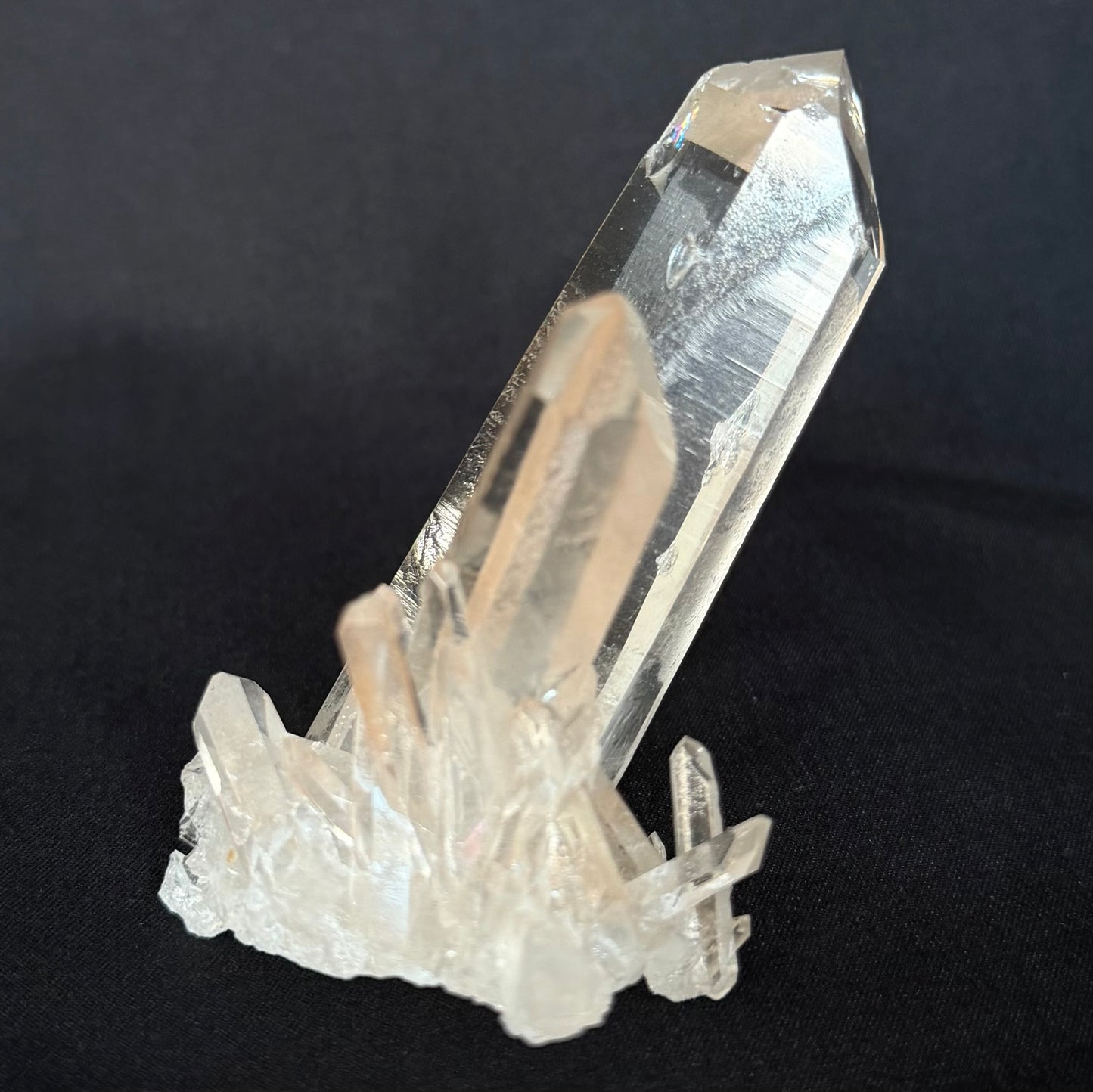 Premium Pink Lemurian Seed Crystal Cluster ピンク・レムリアンシード105g #LQ-039