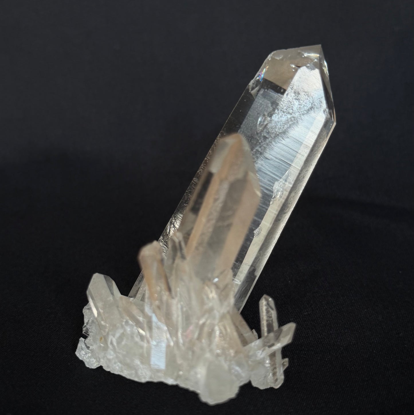 Premium Pink Lemurian Seed Crystal Cluster ピンク・レムリアンシード105g #LQ-039