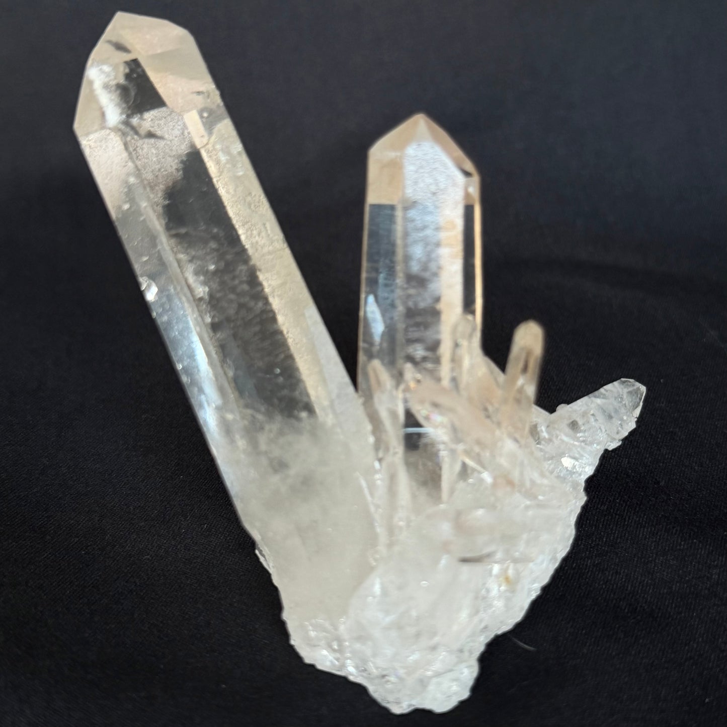 Premium Pink Lemurian Seed Crystal Cluster ピンク・レムリアンシード105g #LQ-039