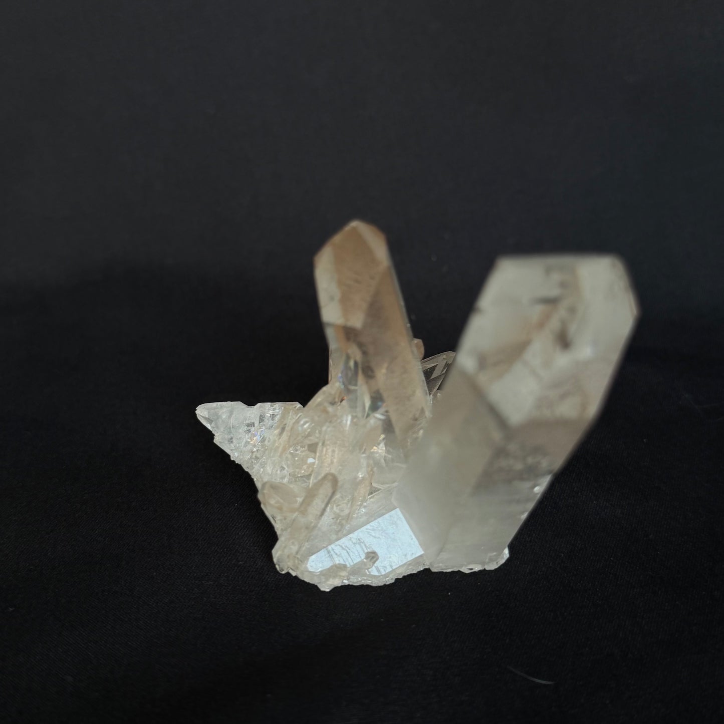 Premium Pink Lemurian Seed Crystal Cluster ピンク・レムリアンシード105g #LQ-039