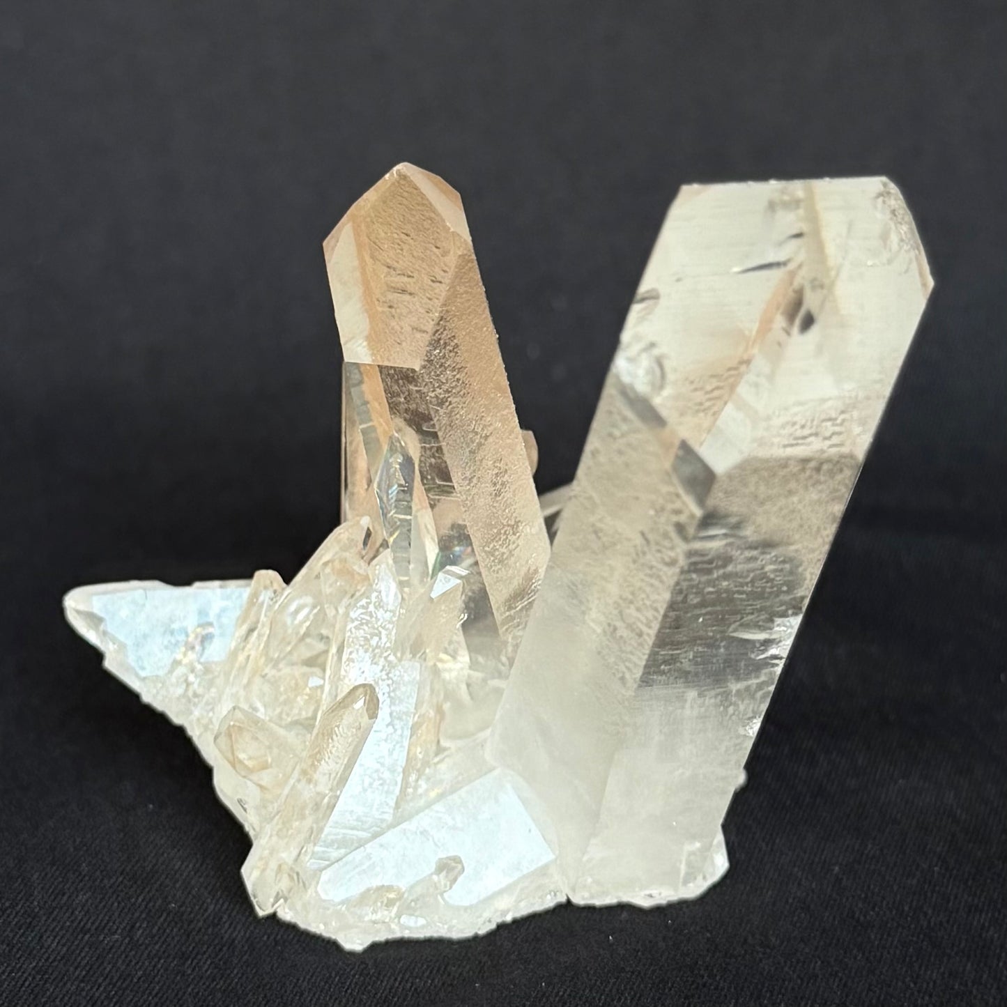 Premium Pink Lemurian Seed Crystal Cluster ピンク・レムリアンシード105g #LQ-039