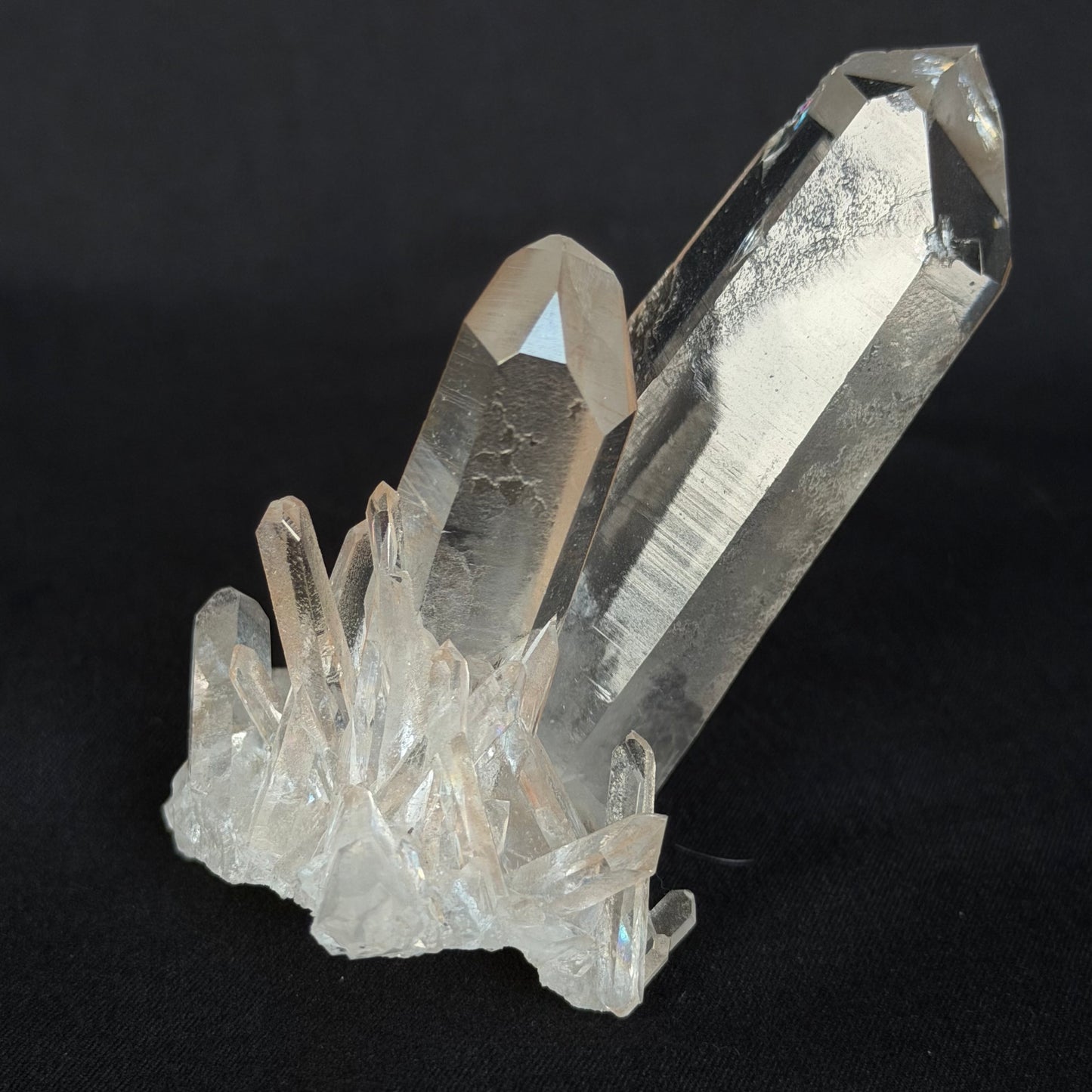 Premium Pink Lemurian Seed Crystal Cluster ピンク・レムリアンシード105g #LQ-039