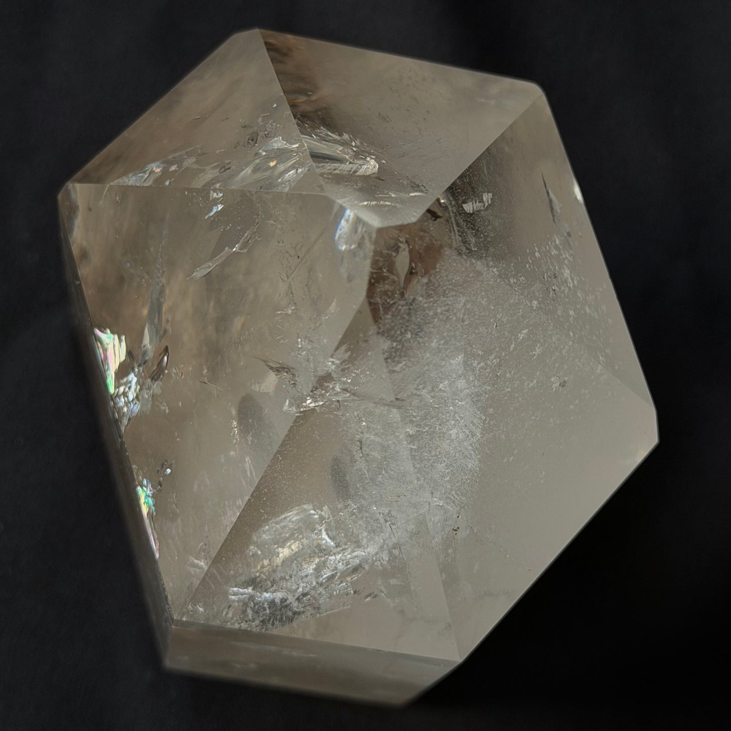 [Collector's Grade] Premium Phantom Quartz with Rainbows (4.7" / 2.26 lbs) 1kg #CQ-052