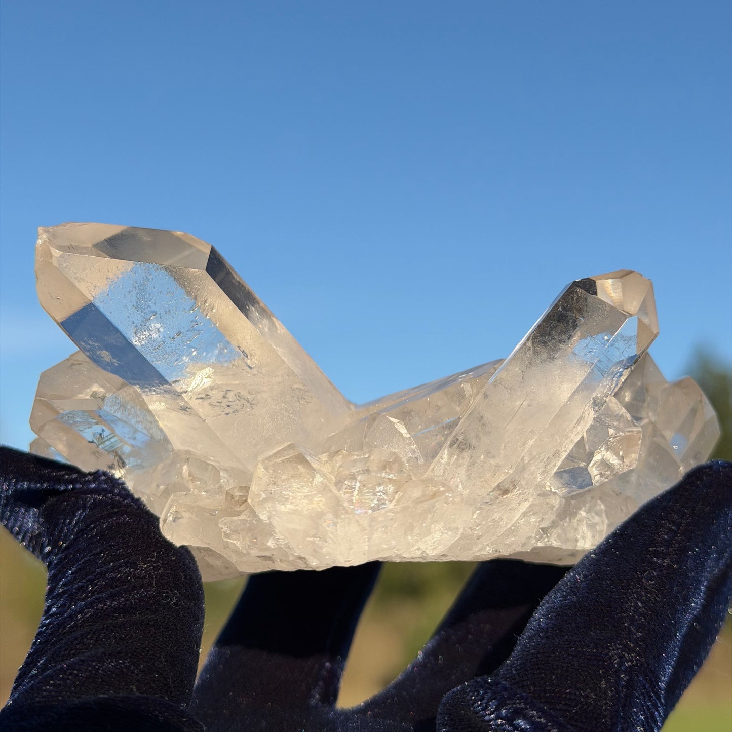 Clear Quartz Cluster  クリアクォーツ クラスター 290g #CQ-044