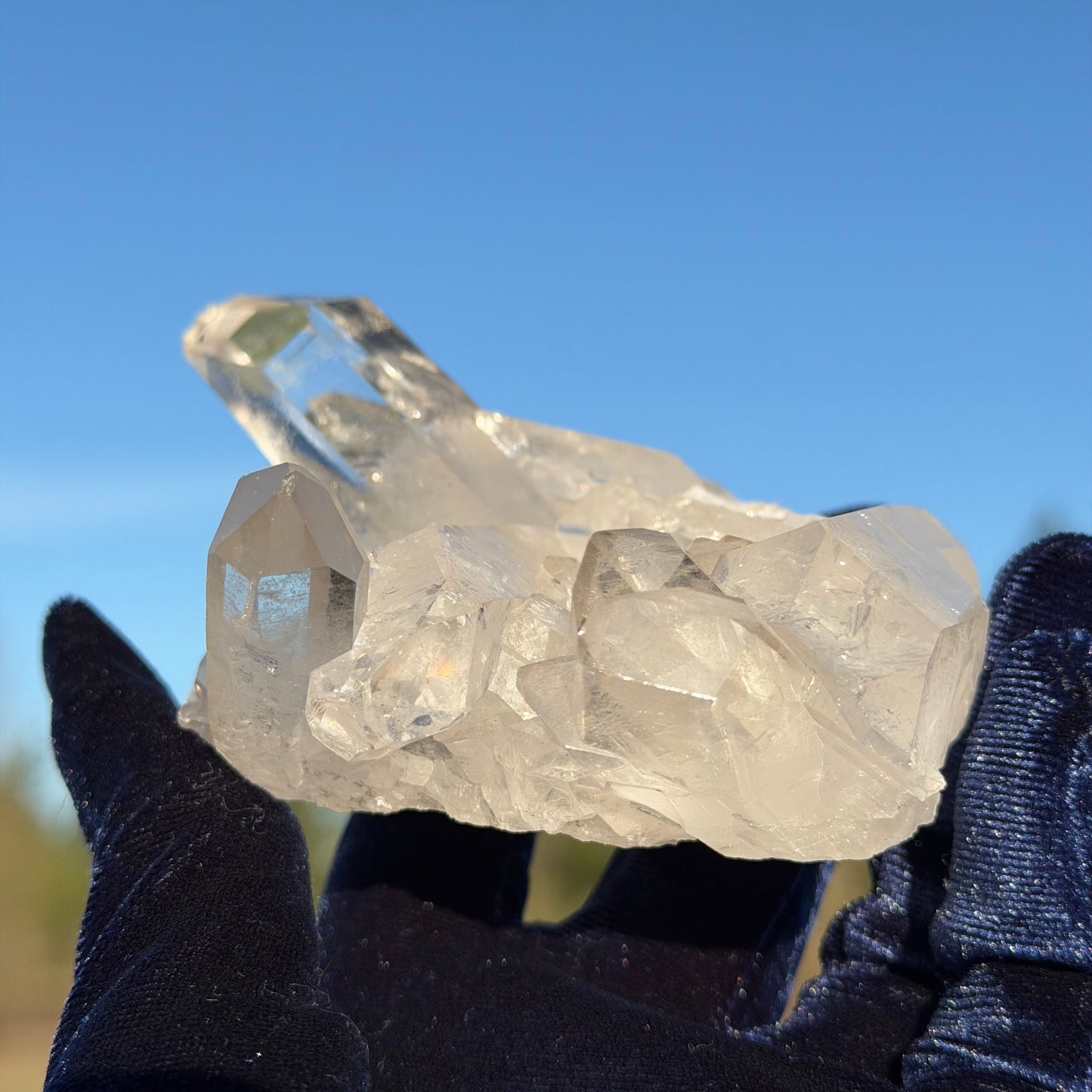 Clear Quartz Cluster  クリアクォーツ クラスター 290g #CQ-044