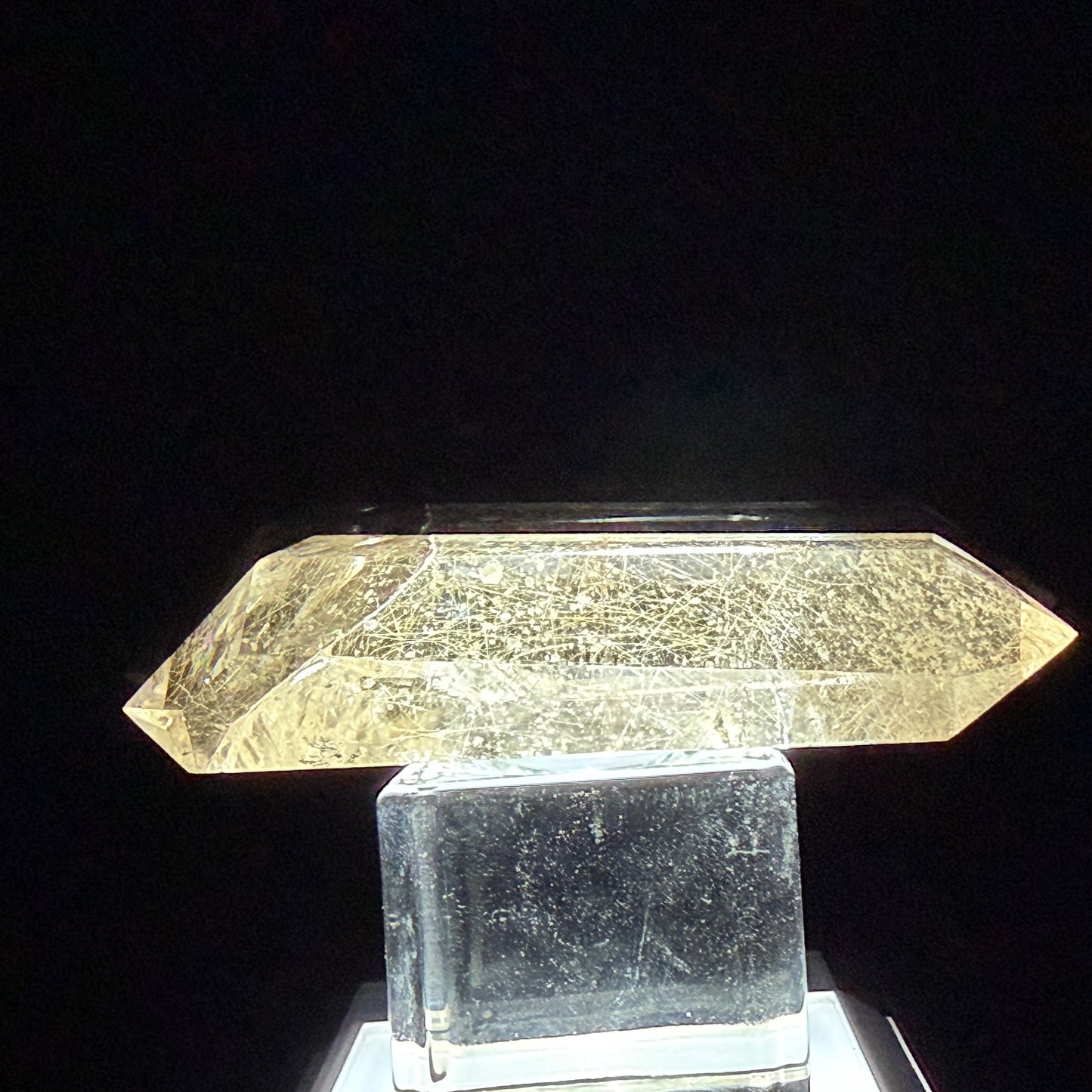Gold Rutilated Quartz DT ゴールドルチルクォーツ・DT 89 mm #GR-062