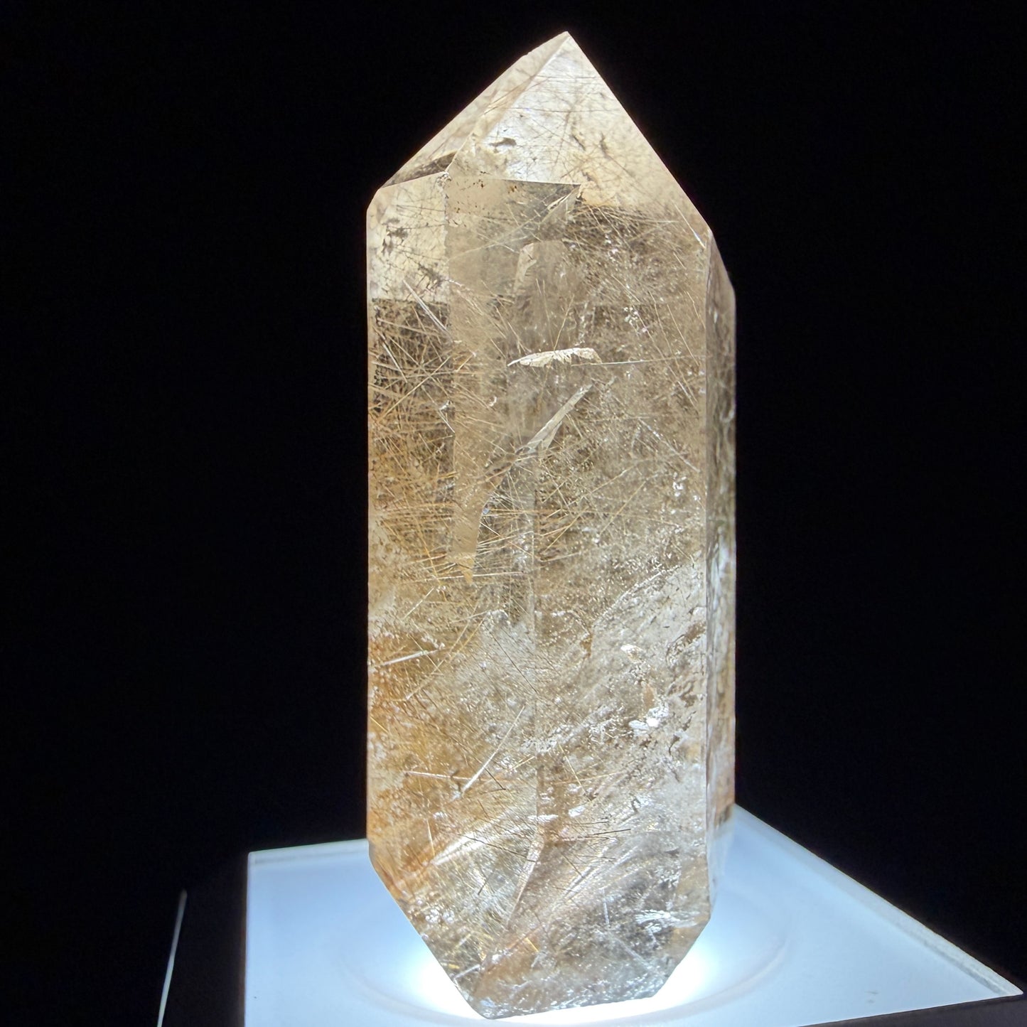 Gold Rutilated Quartz Tower ゴールドルチルクォーツ 72 mm #GR-061