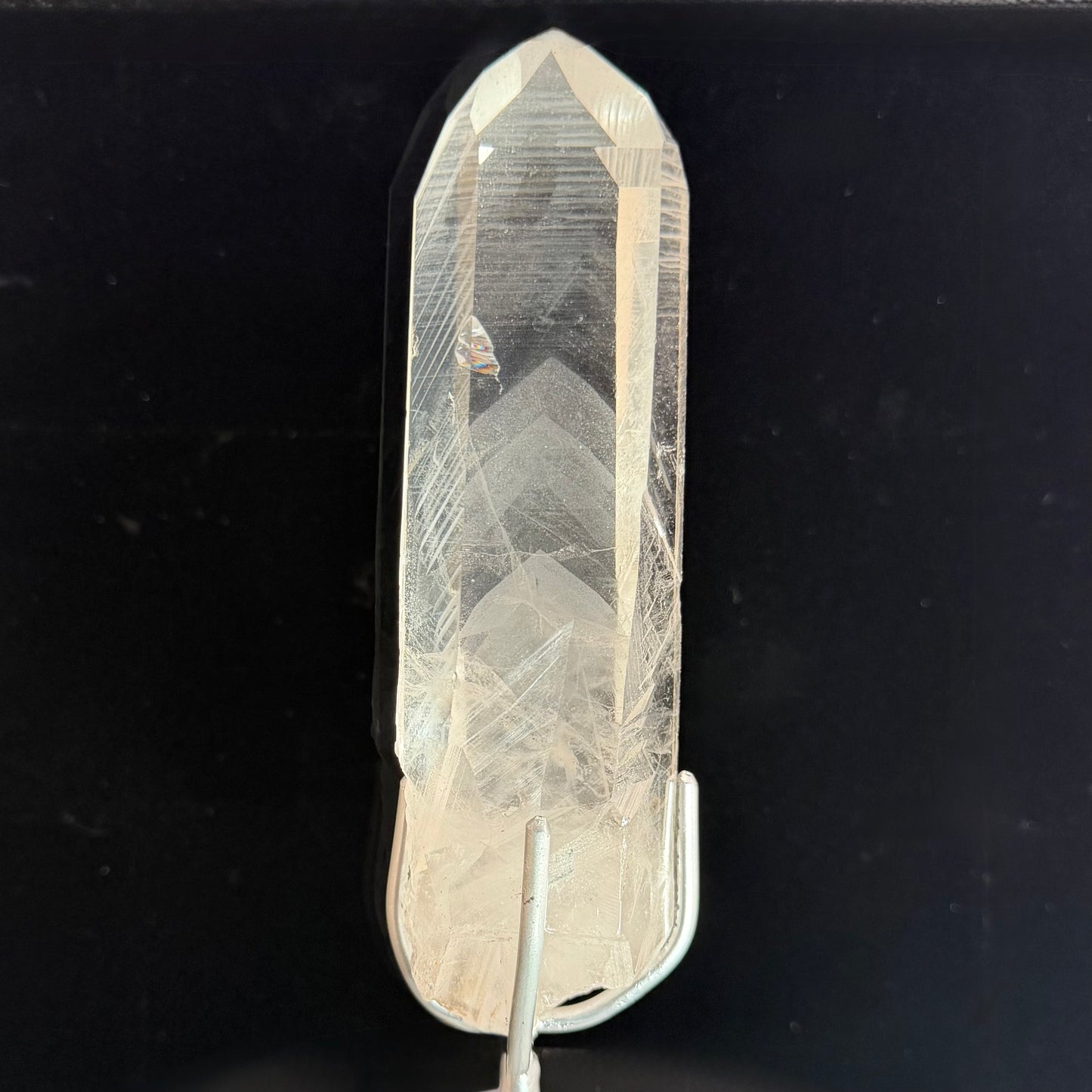 Exceptional Lemurian Seed Crystal with Phantom Layers and Rainbow【幻のファントムと虹】 #LQ-010