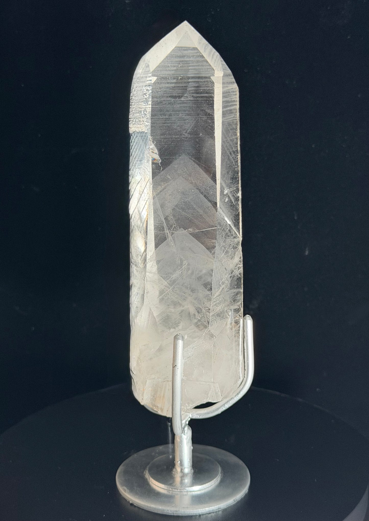 Exceptional Lemurian Seed Crystal with Phantom Layers and Rainbow【幻のファントムと虹】 #LQ-010
