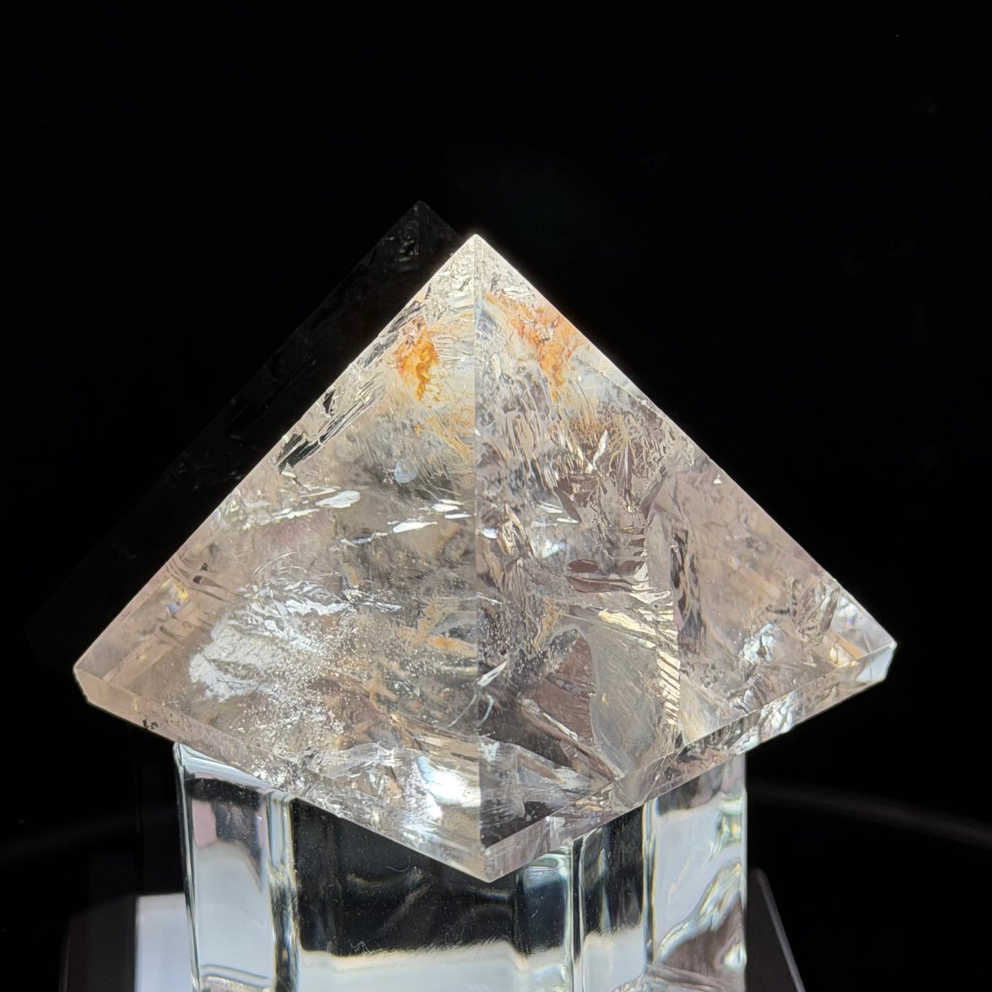 Light Smoky Quartz Pyramid 40mm 86g #SQ-065