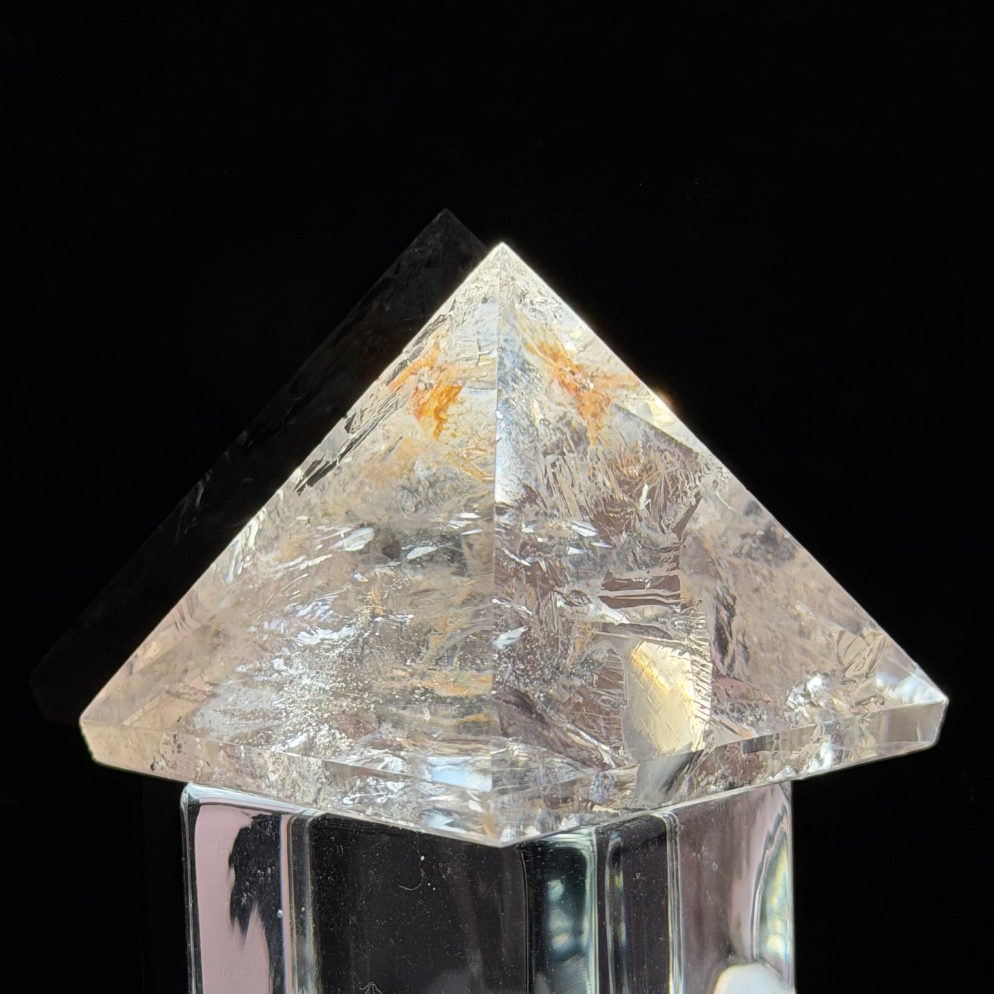 Light Smoky Quartz Pyramid 40mm 86g #SQ-065