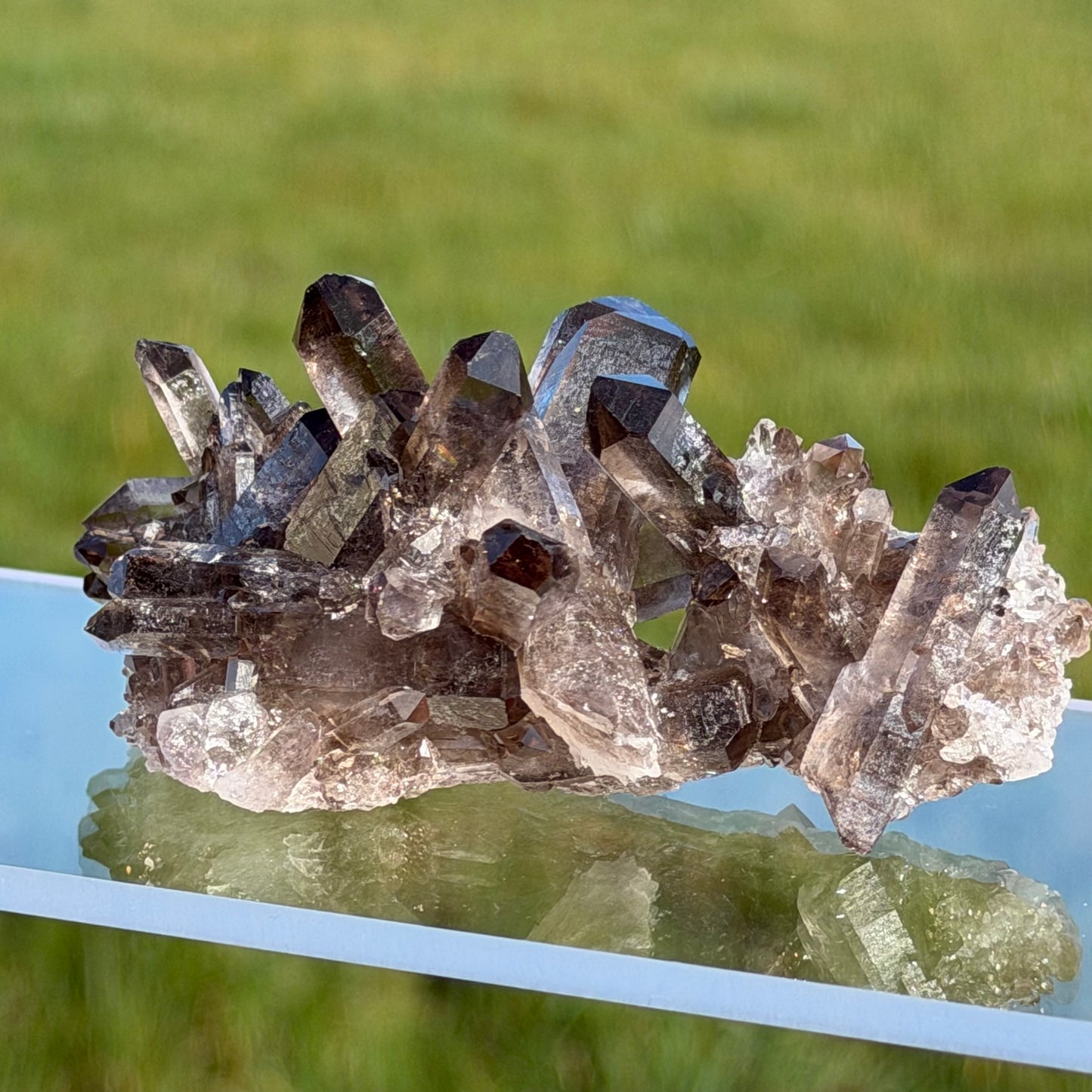 Smoky Quartz Clusterスモーキークォーツ・クラスター #SQ-076