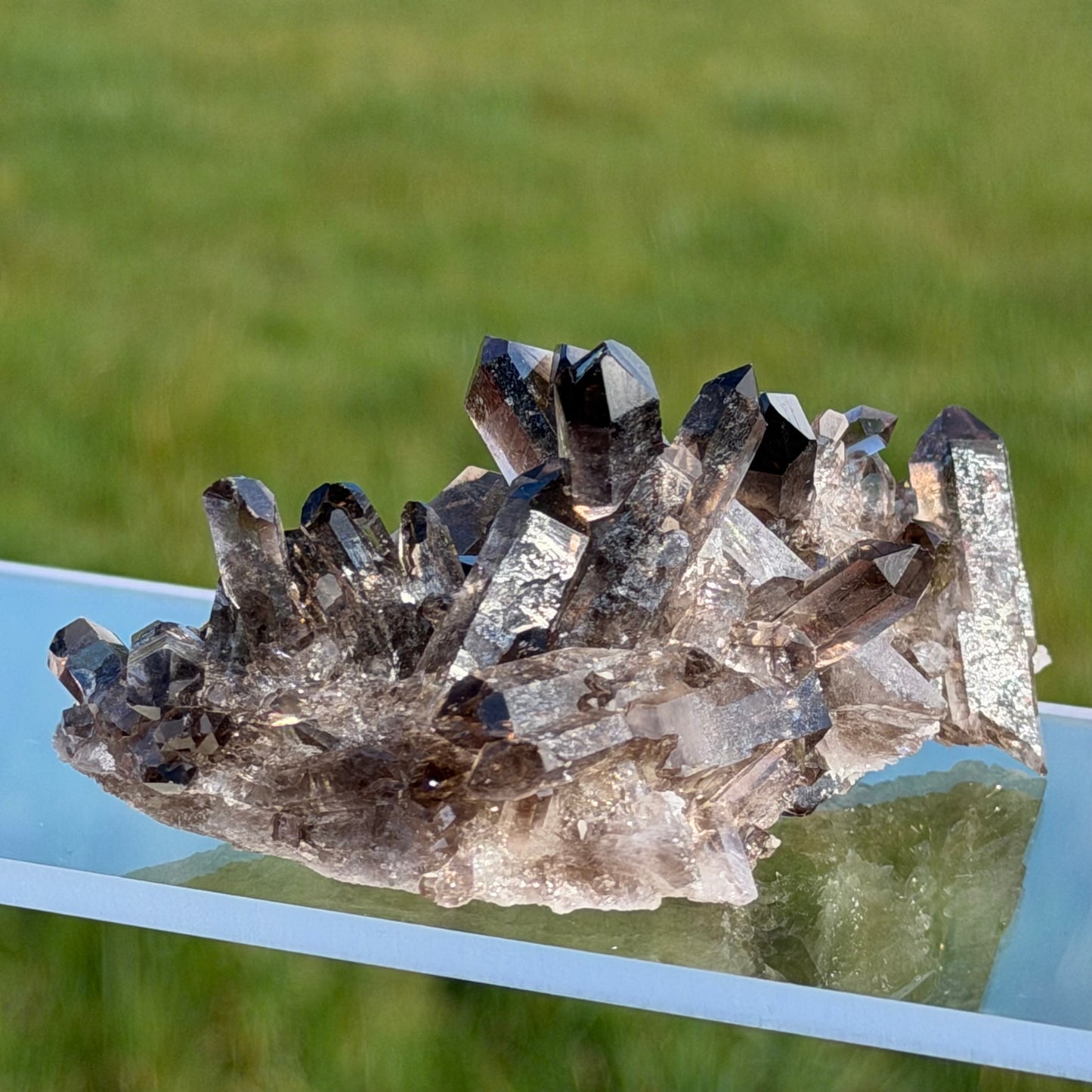 Smoky Quartz Clusterスモーキークォーツ・クラスター #SQ-076