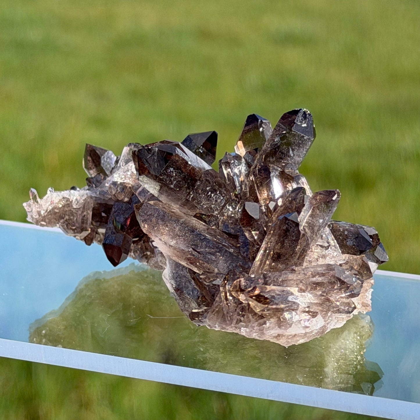 Smoky Quartz Clusterスモーキークォーツ・クラスター #SQ-076