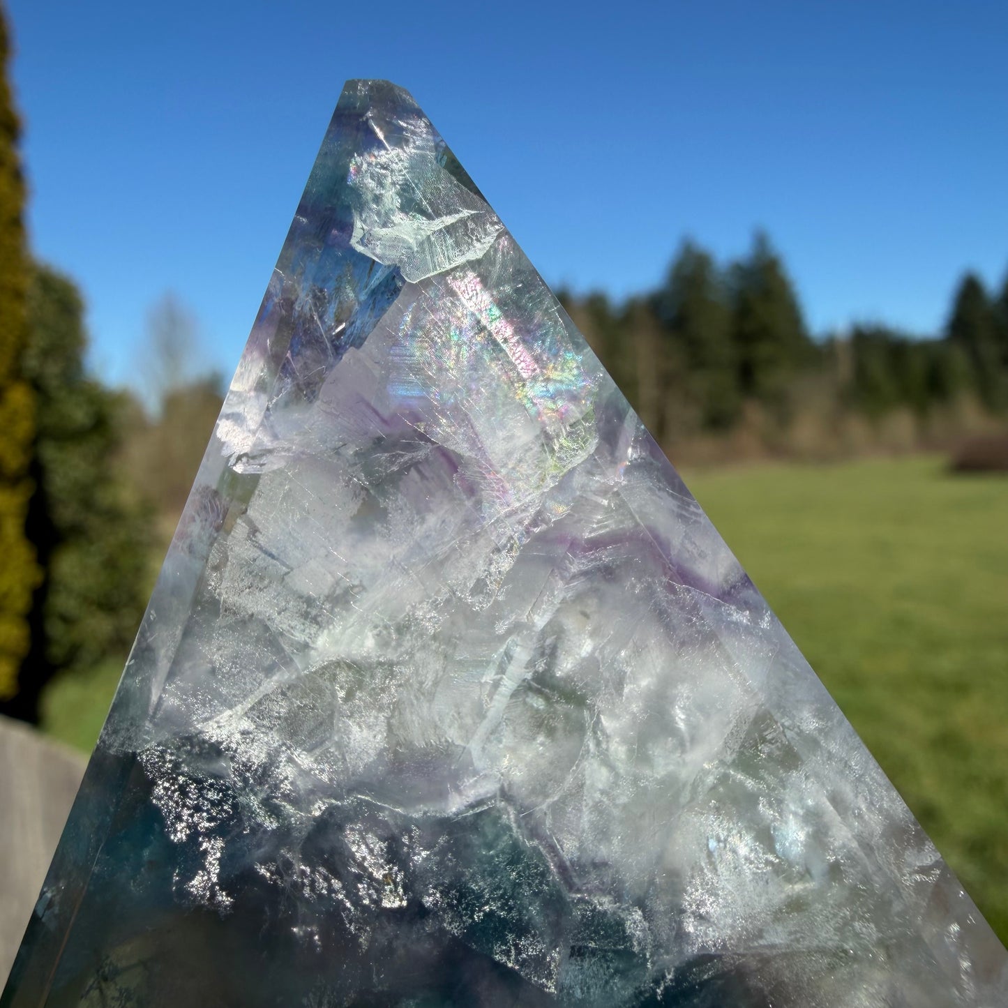 Fluorite Rhombus w/stand #F-075