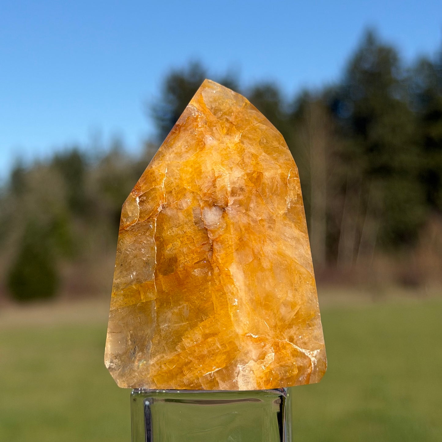 Golden Healer Quartz Point 9.1oz ゴールデンヒーラー 73mm 258g #GH-098