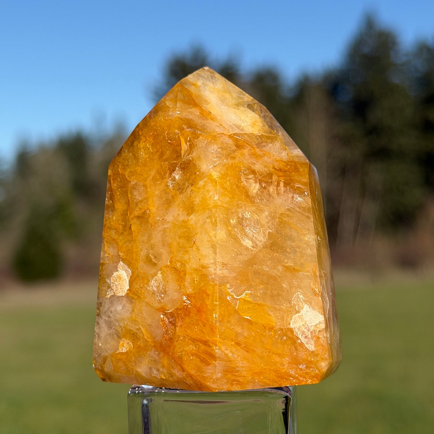 Golden Healer Quartz Point 9.1oz ゴールデンヒーラー 73mm 258g #GH-098