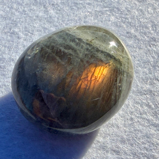 Golden-Pink Labradorite サンセット・ラブラドライト 27mm 14g #LAB-084
