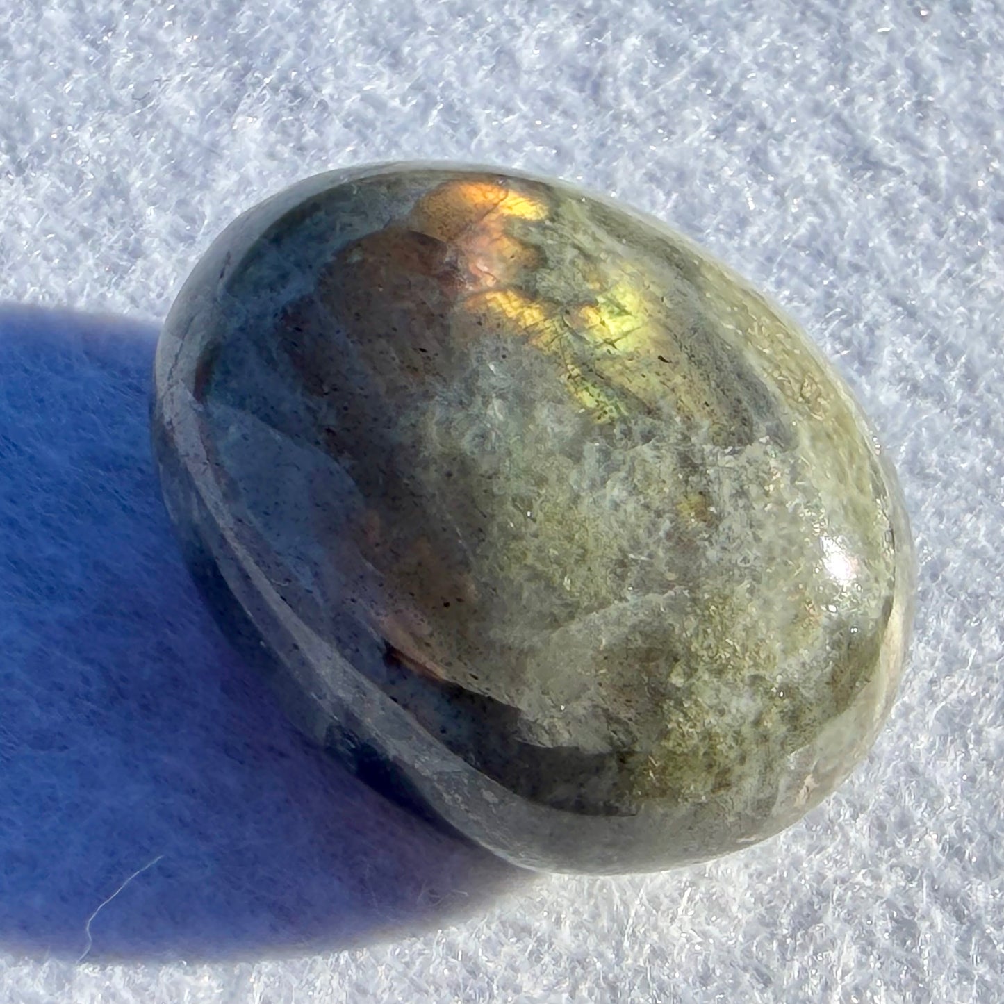 Golden-Pink Labradorite サンセット・ラブラドライト 27mm 14g #LAB-084