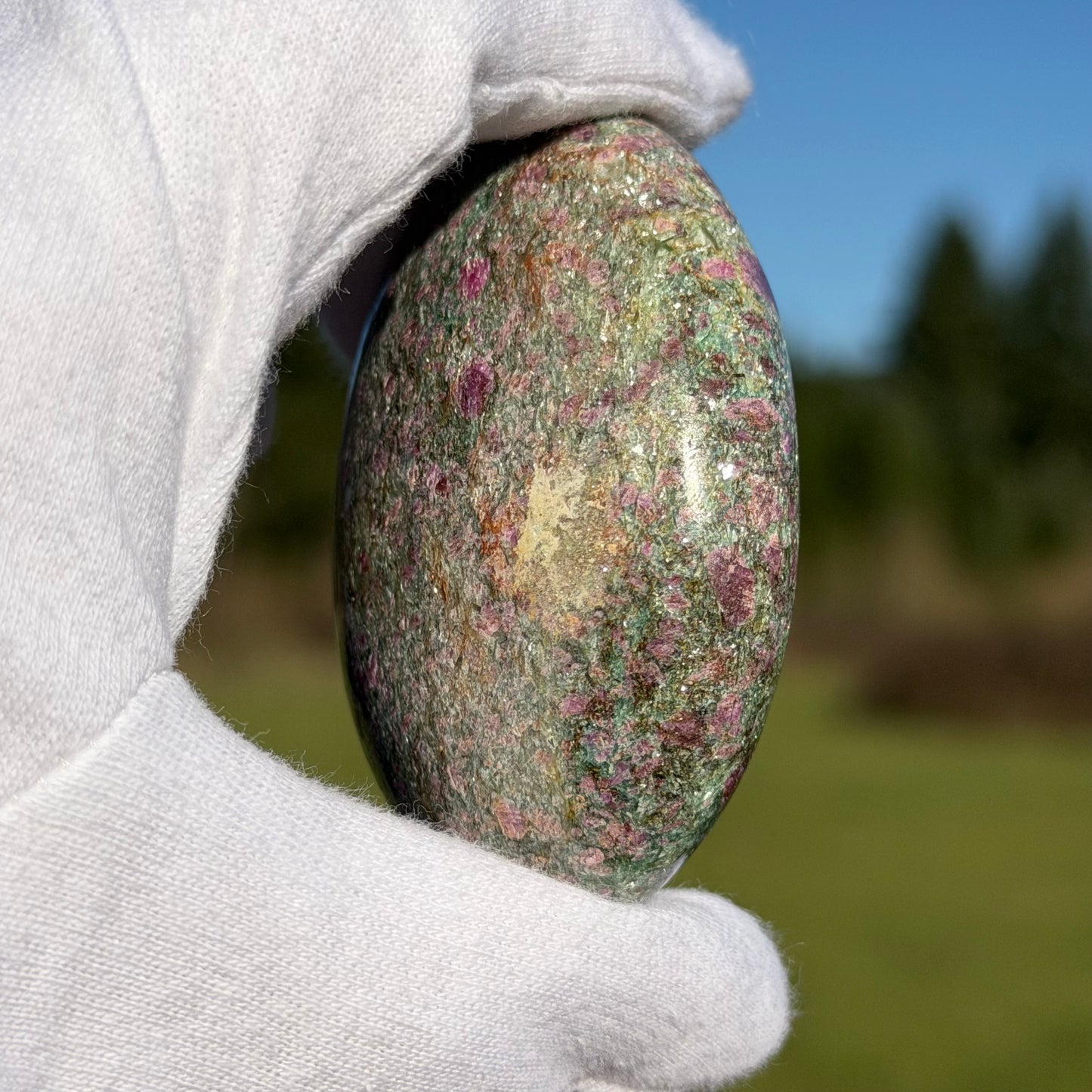 Ruby in Zoisite ゾイサイト 62mm, 132g #ZOI-086