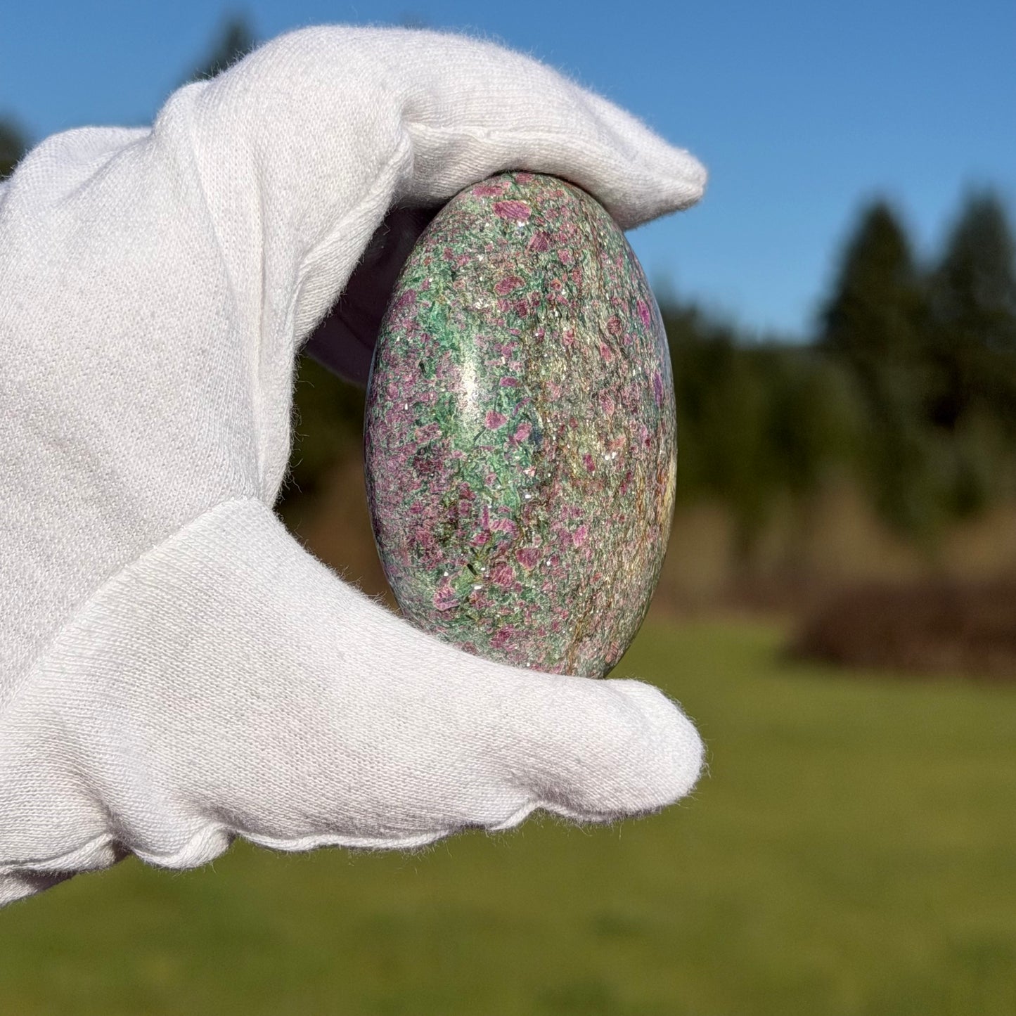 Ruby in Zoisite ゾイサイト 62mm, 132g #ZOI-086