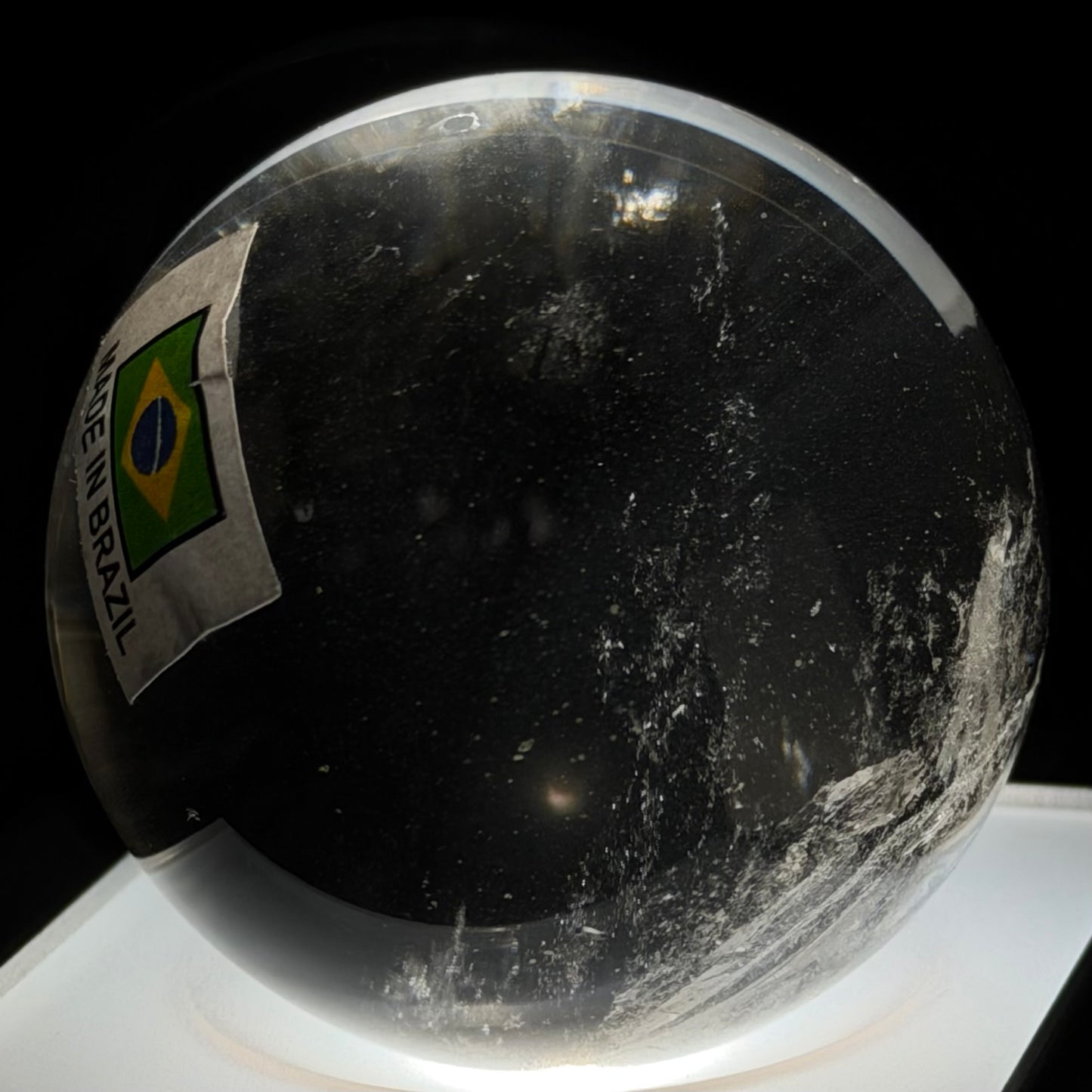 Rainbow Clear Quartz Sphere 1.86 inches (47.2mm) #CQ-100