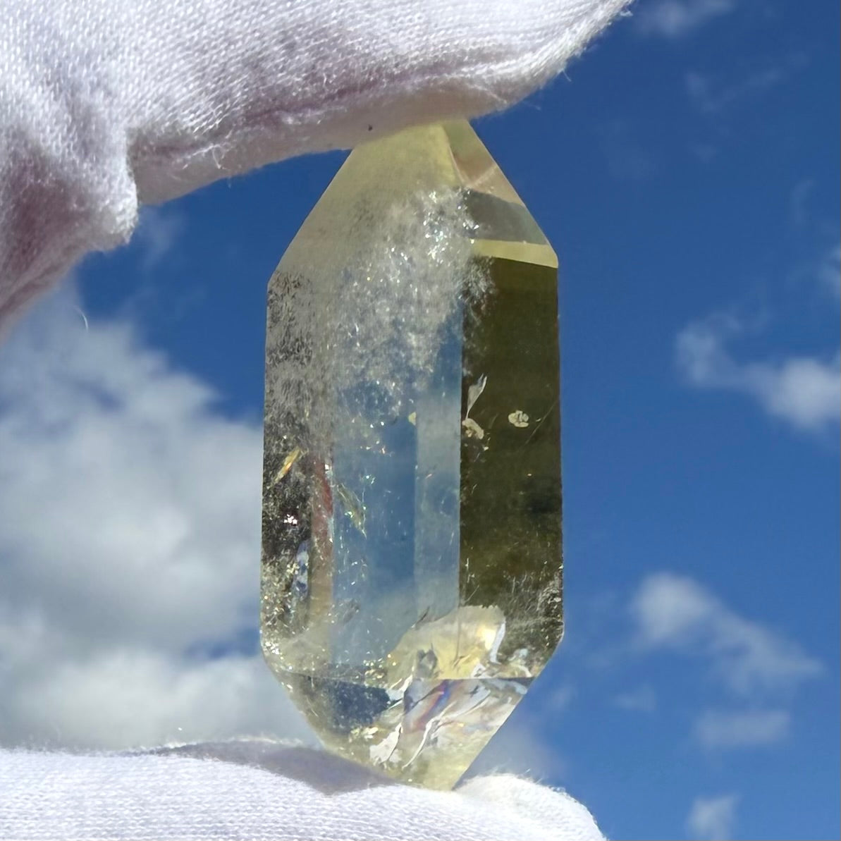 Natural Citrine Double Terminated Point 天然シトリン Wポイント 57mm #CI-105