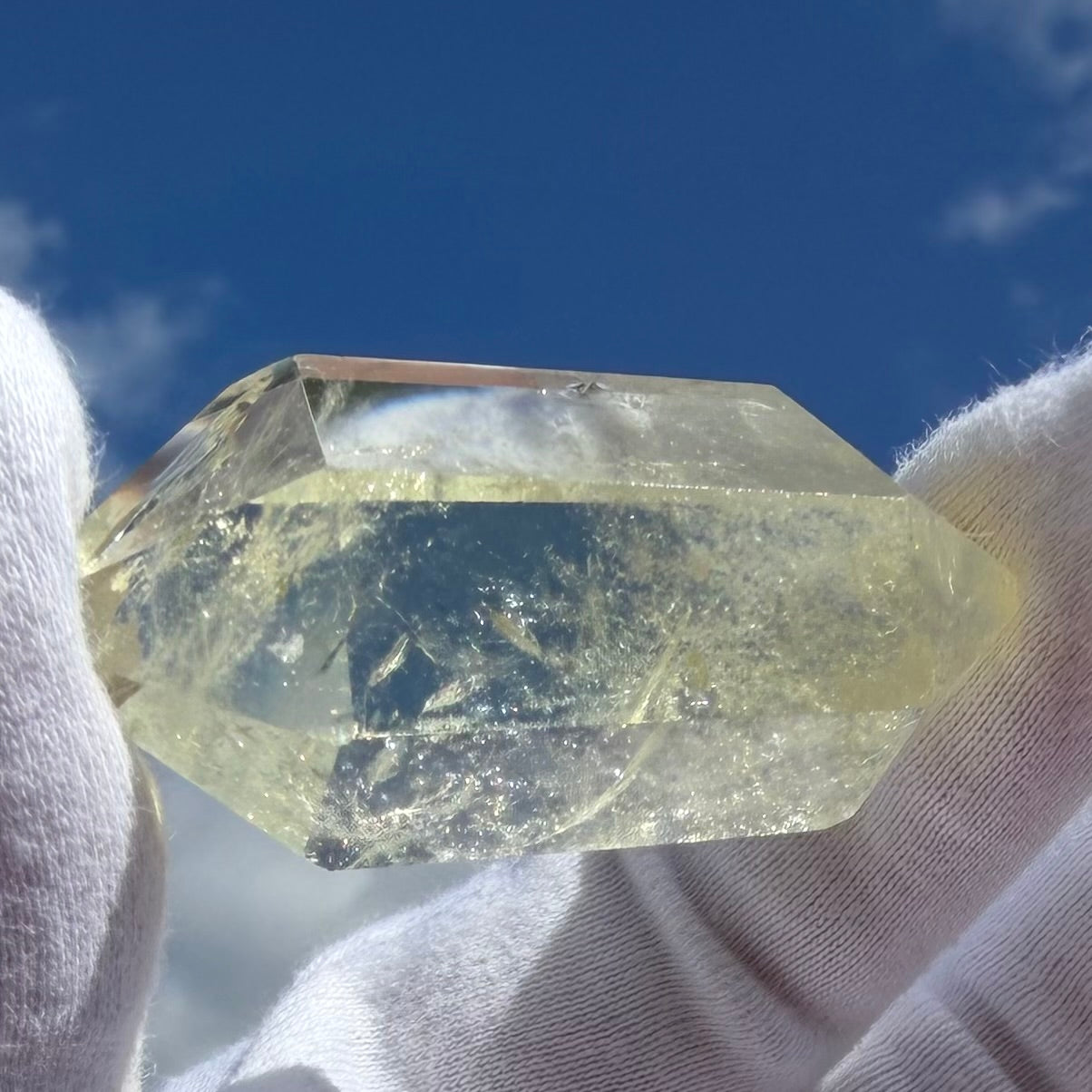 Natural Citrine Double Terminated Point 天然シトリン Wポイント 57mm #CI-105