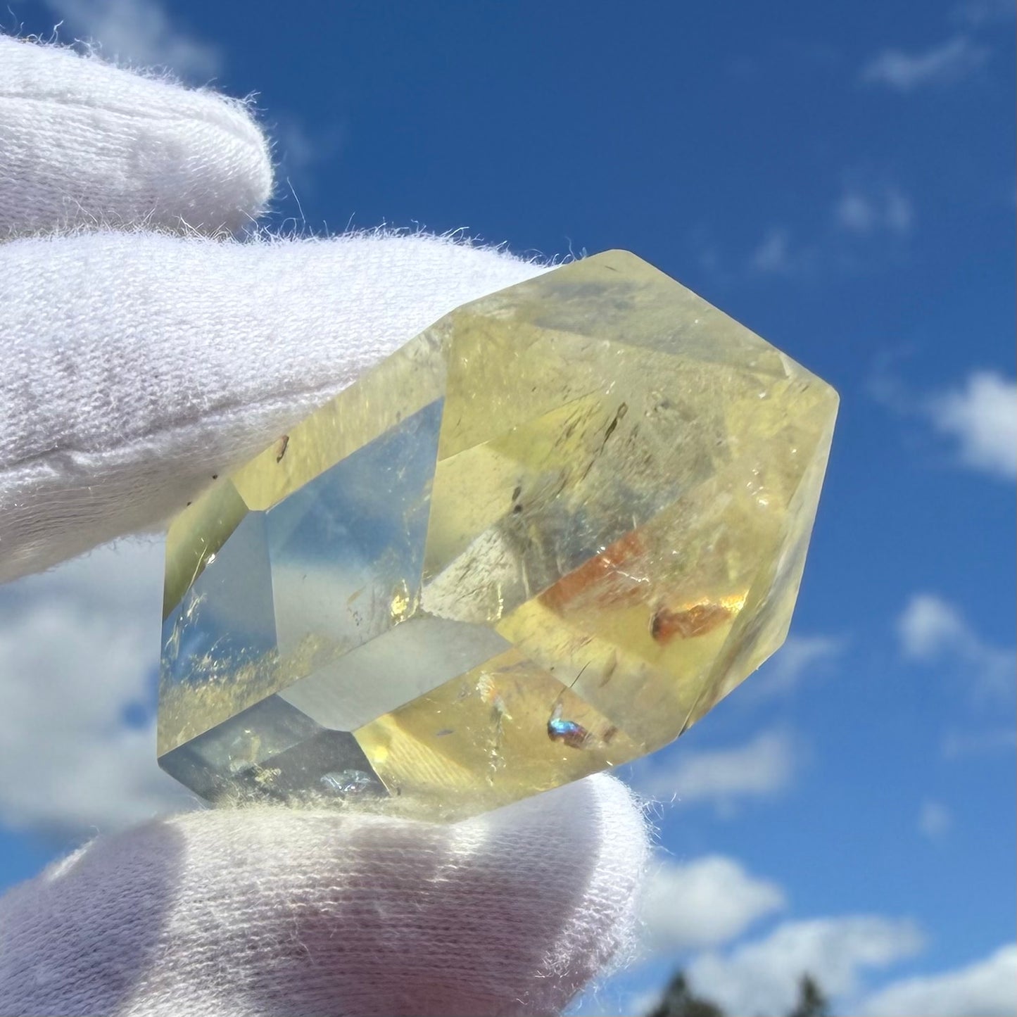 Natural Citrine Double Terminated Point 天然シトリン Wポイント 57mm #CI-105