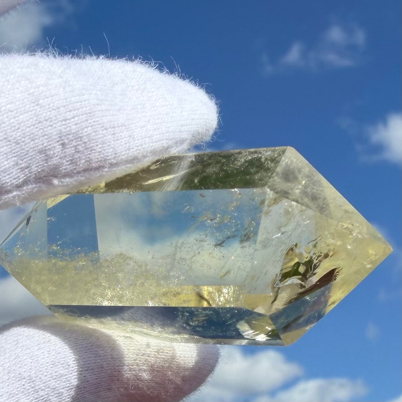 Natural Citrine Double Terminated Point 天然シトリン Wポイント 57mm #CI-105