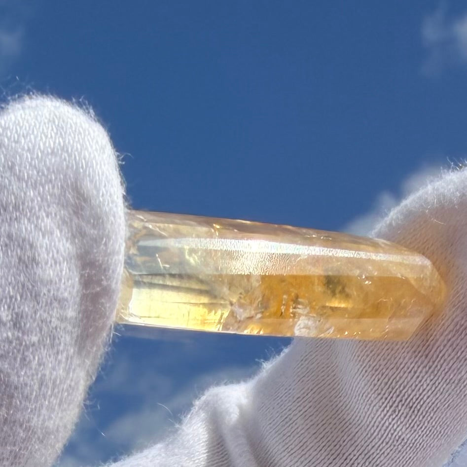 Citrine Rainbow Mini Point (Double Polished)シトリン・レインボー・ミニポイント 41mm #CI-108