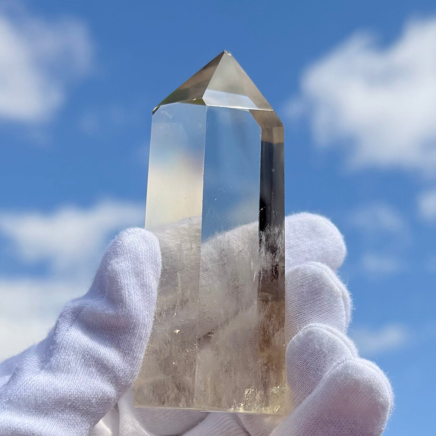 Smoky Citrine Polished Tower Point スモーキーシトリン  タワーポイント84mm  #CI-109