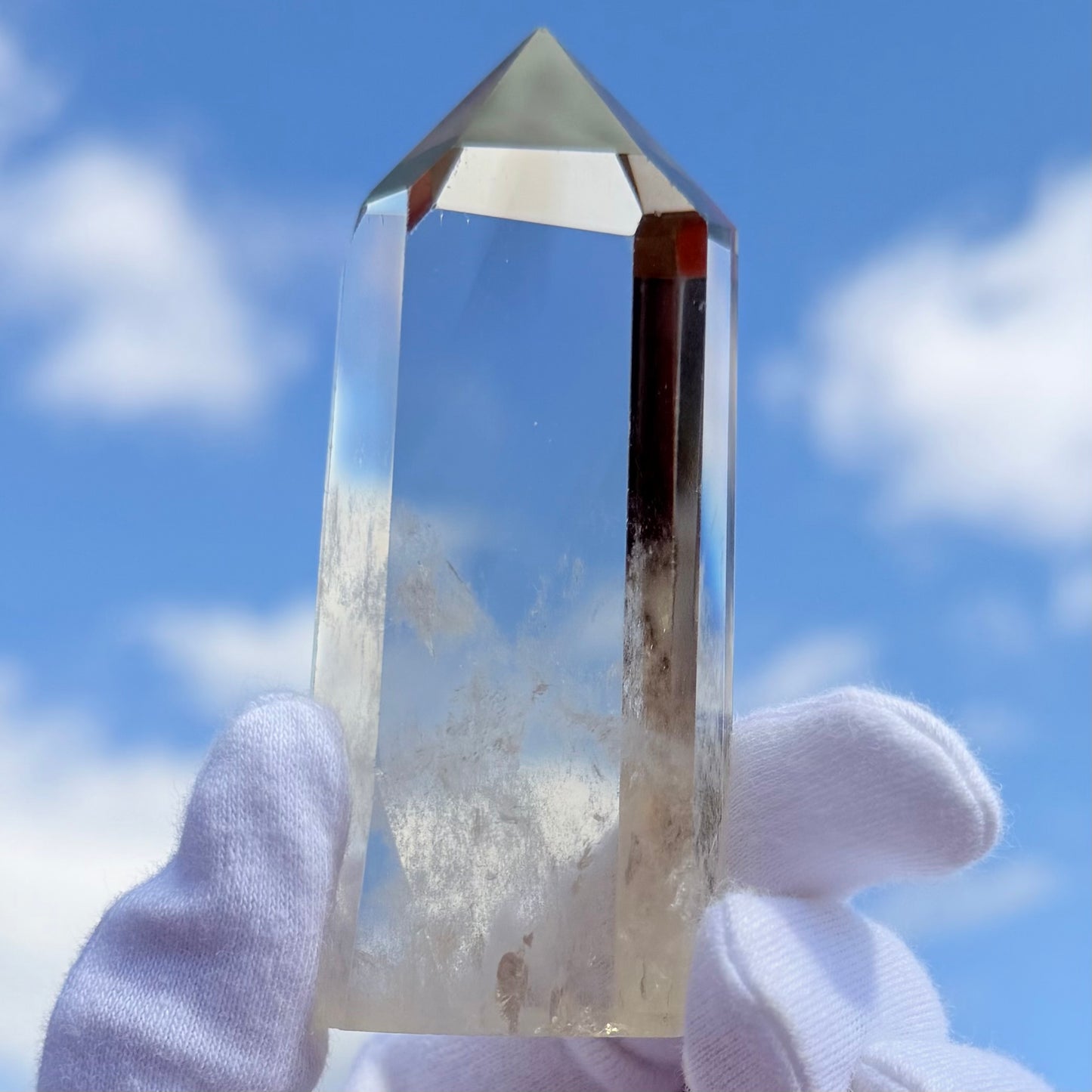 Smoky Citrine Polished Tower Point スモーキーシトリン  タワーポイント84mm  #CI-109