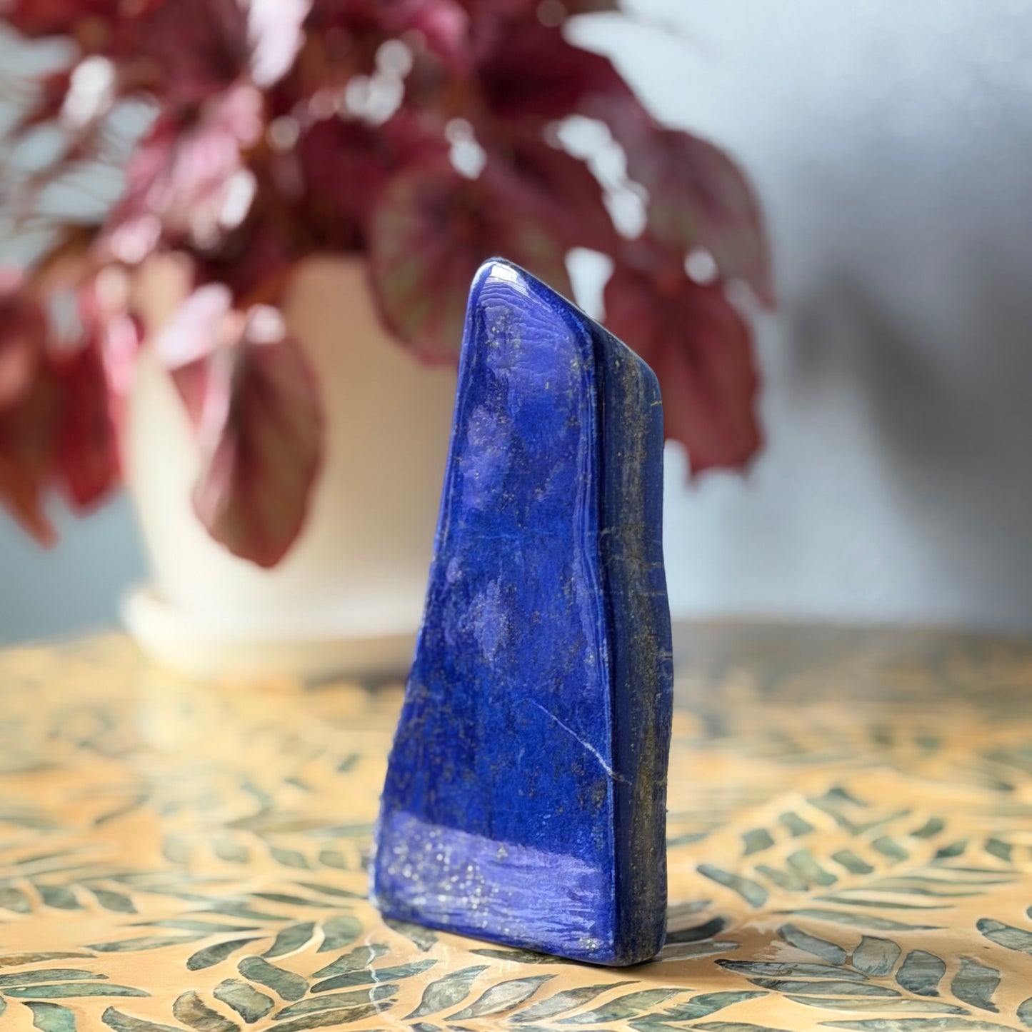 AAA-grade Afghan Lapis Lazuli 150mm 528g #LA-113