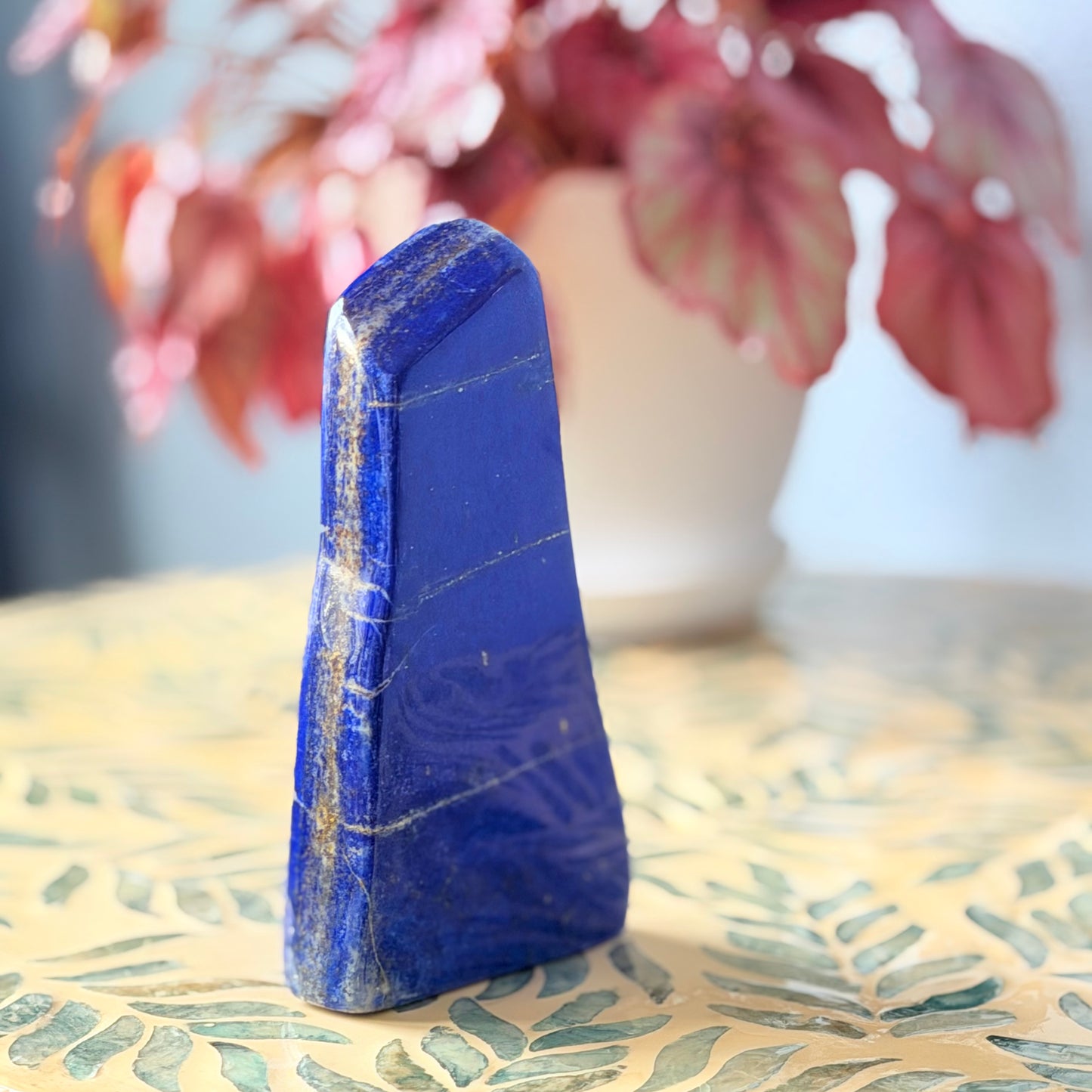 AAA-grade Afghan Lapis Lazuli 150mm 528g #LA-113