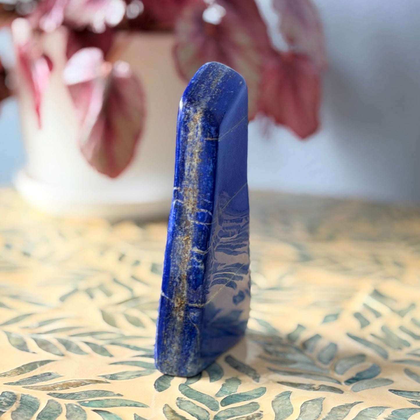 AAA-grade Afghan Lapis Lazuli 150mm 528g #LA-113