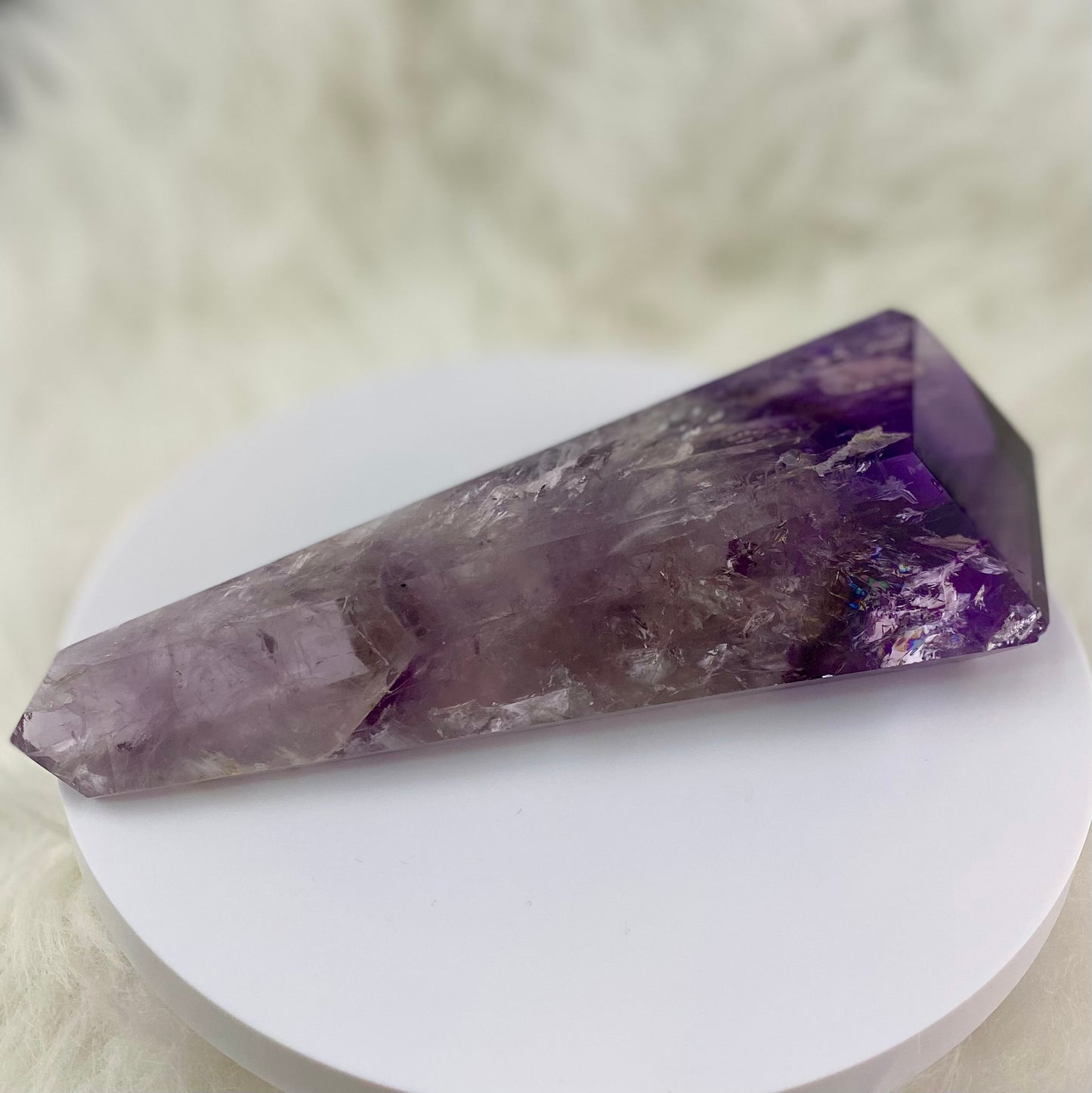 THE VIOLET OBELISK | Monumental Deep Purple Amethyst (6.75") AM-018