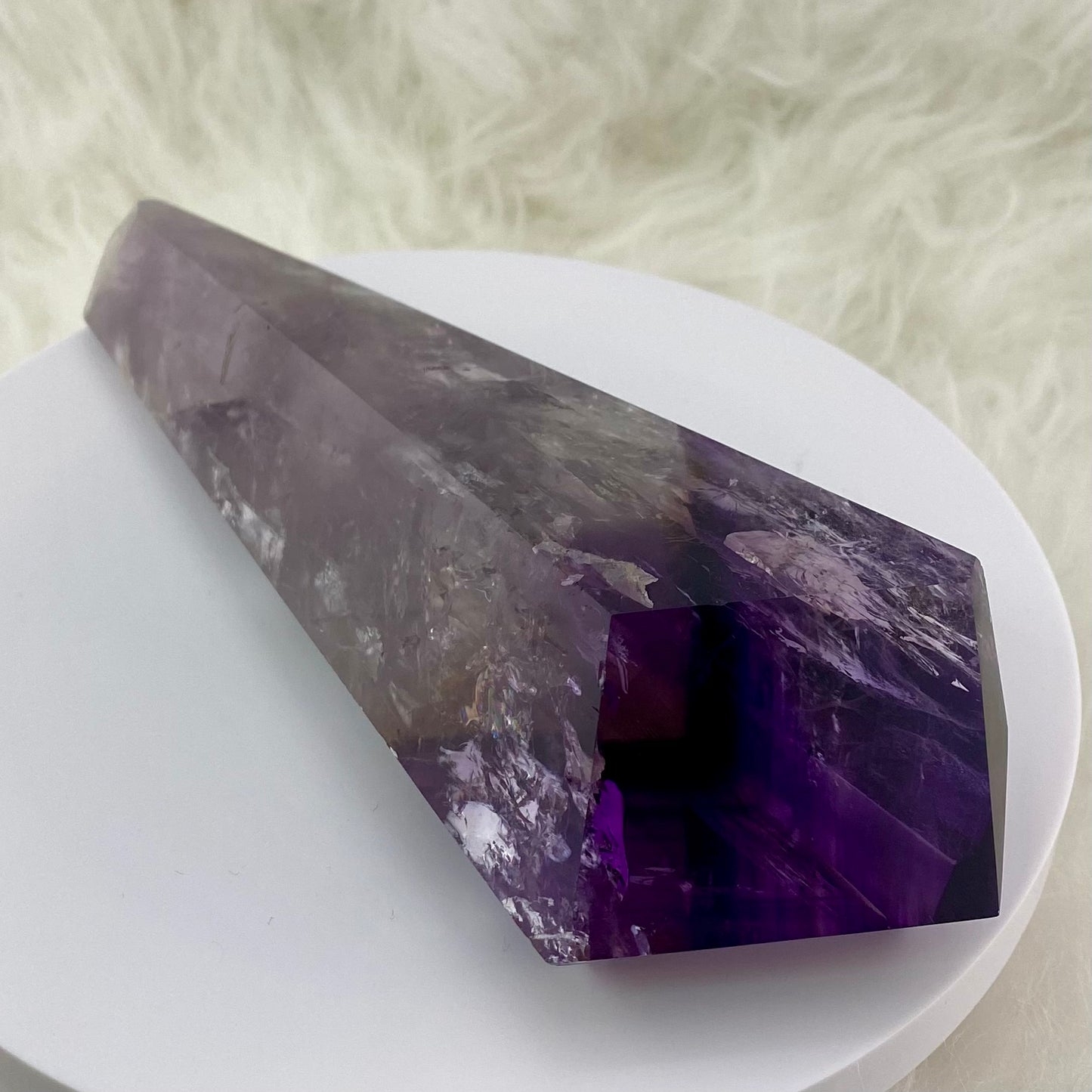 THE VIOLET OBELISK | Monumental Deep Purple Amethyst (6.75") AM-018